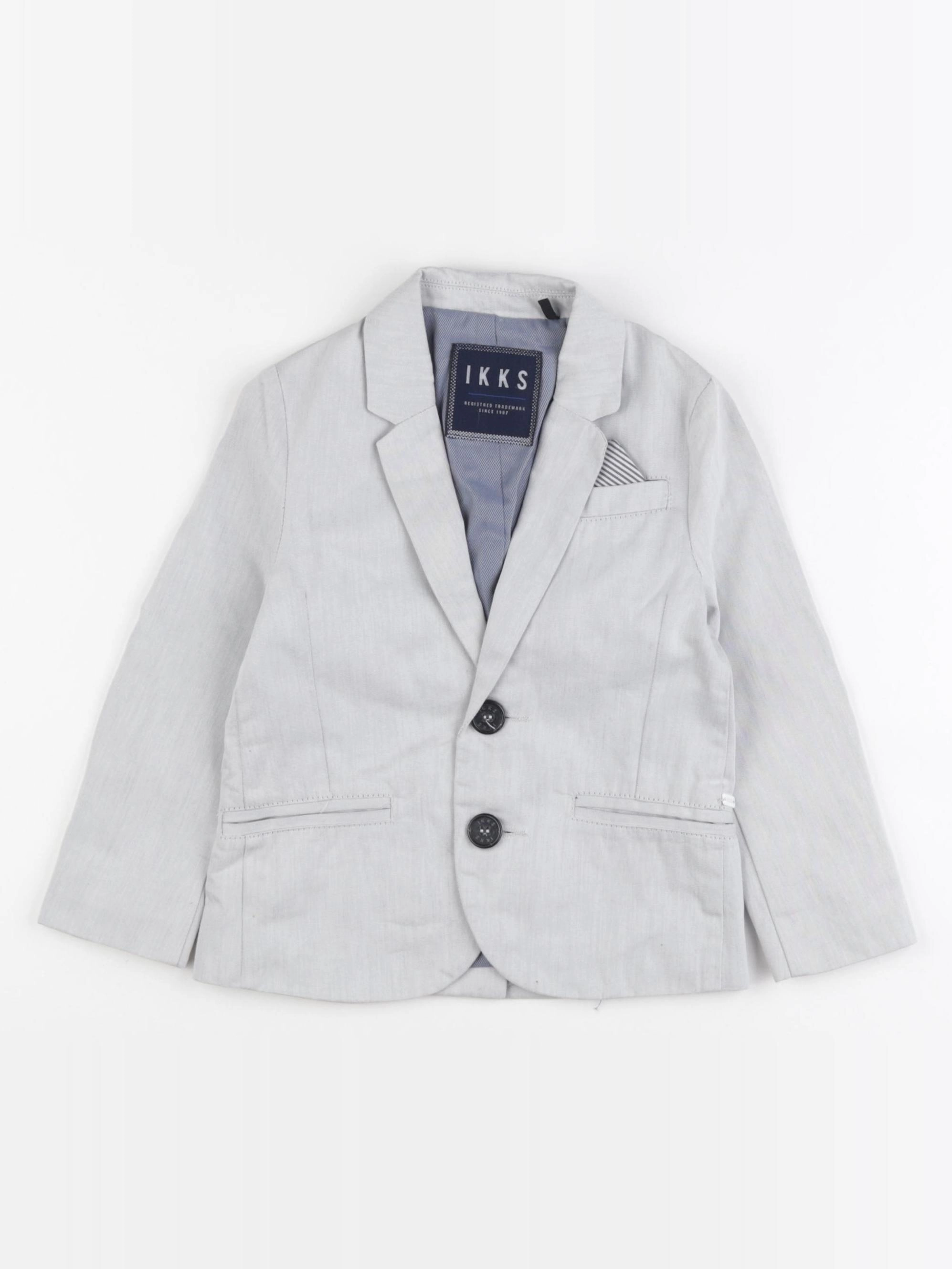 IKKS - veste gris - 4 ans