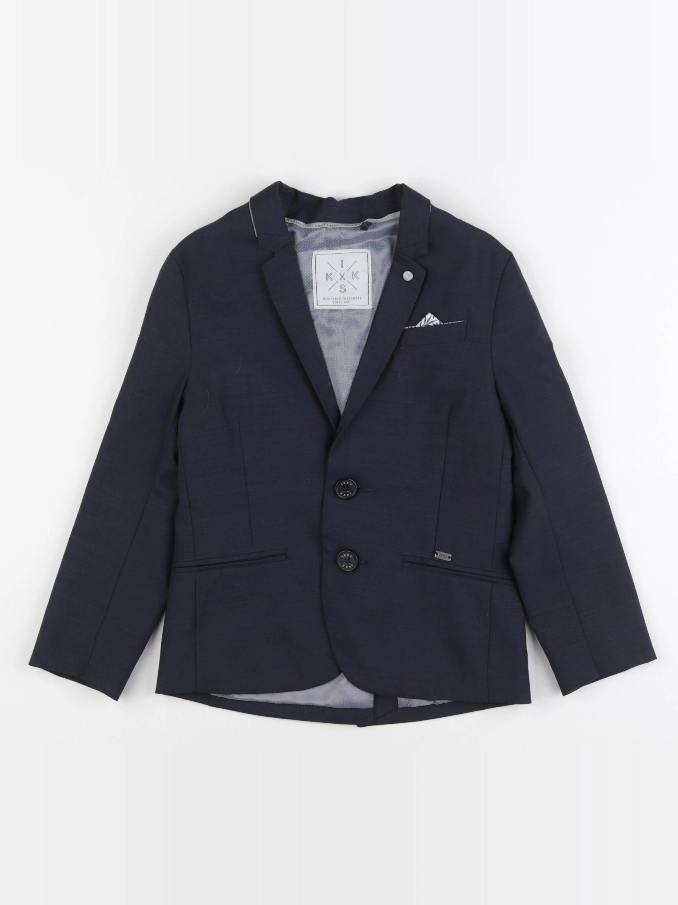 IKKS - veste bleu - 6 ans