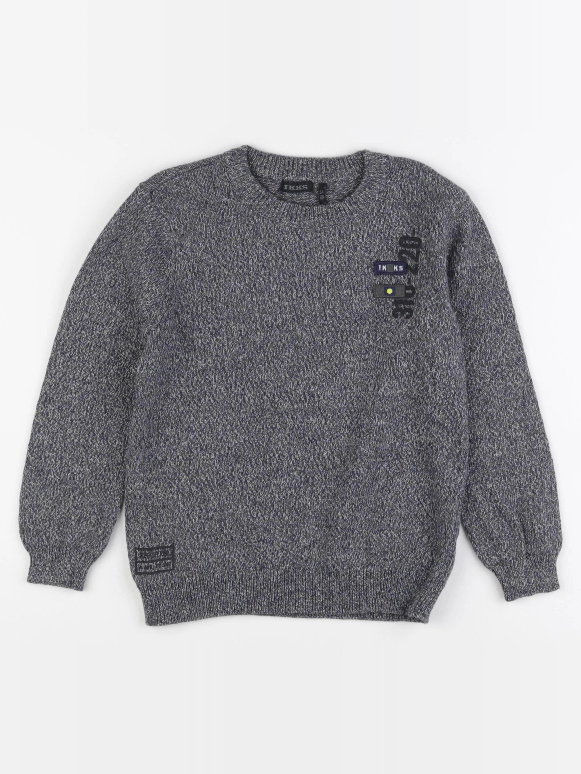 IKKS - pull gris - 5 ans