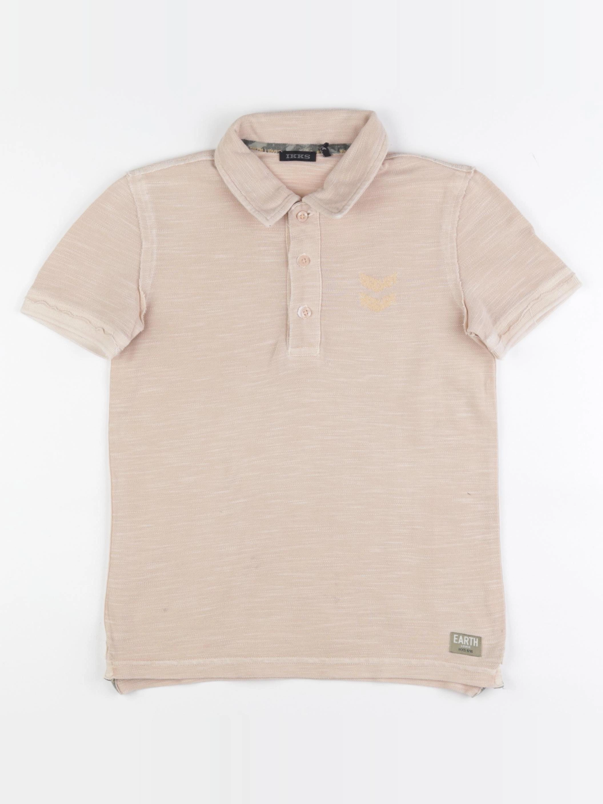 IKKS - polo orange - 8 ans