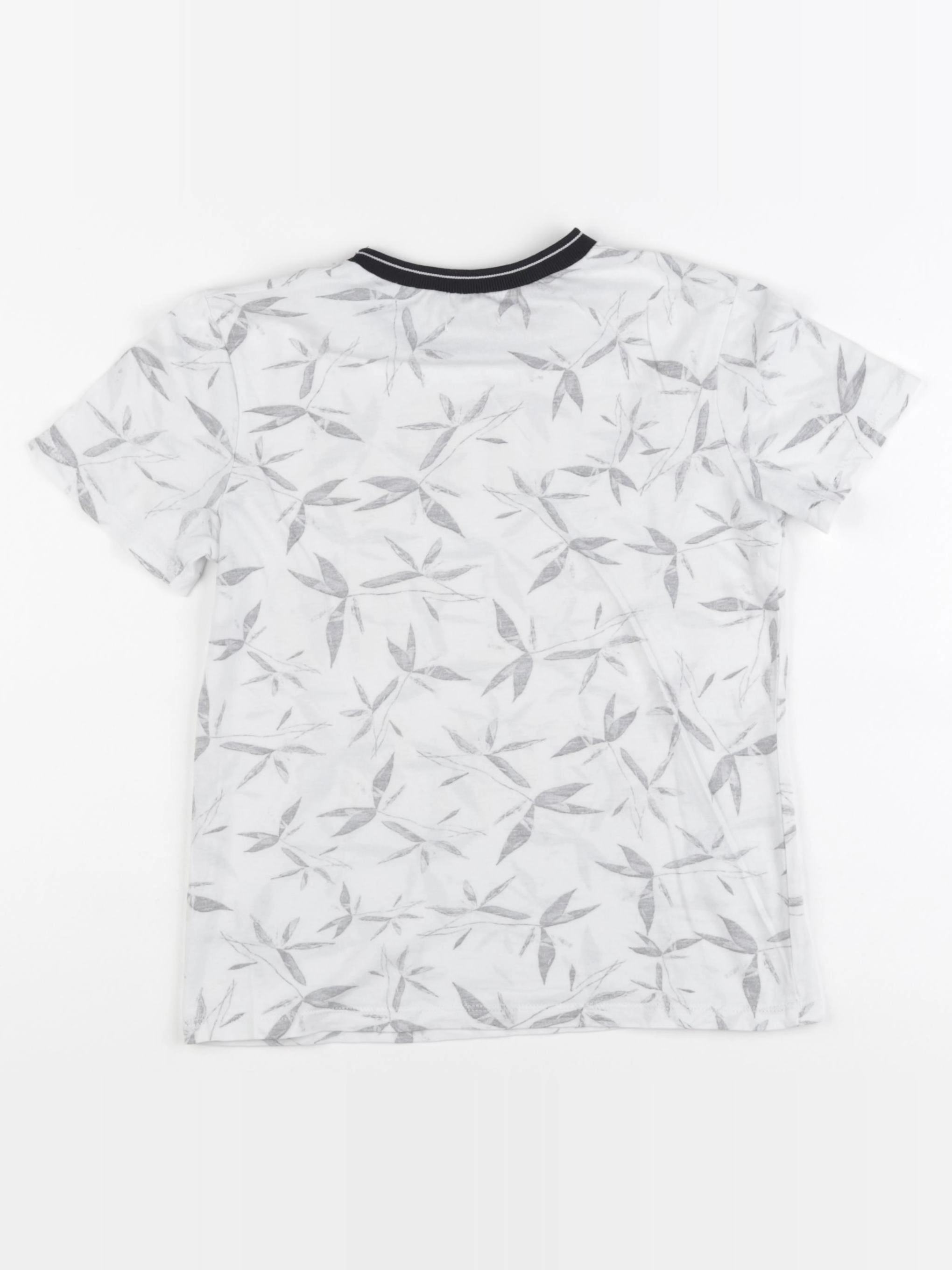 IKKS - tee-shirt blanc, jaune - 8 ans