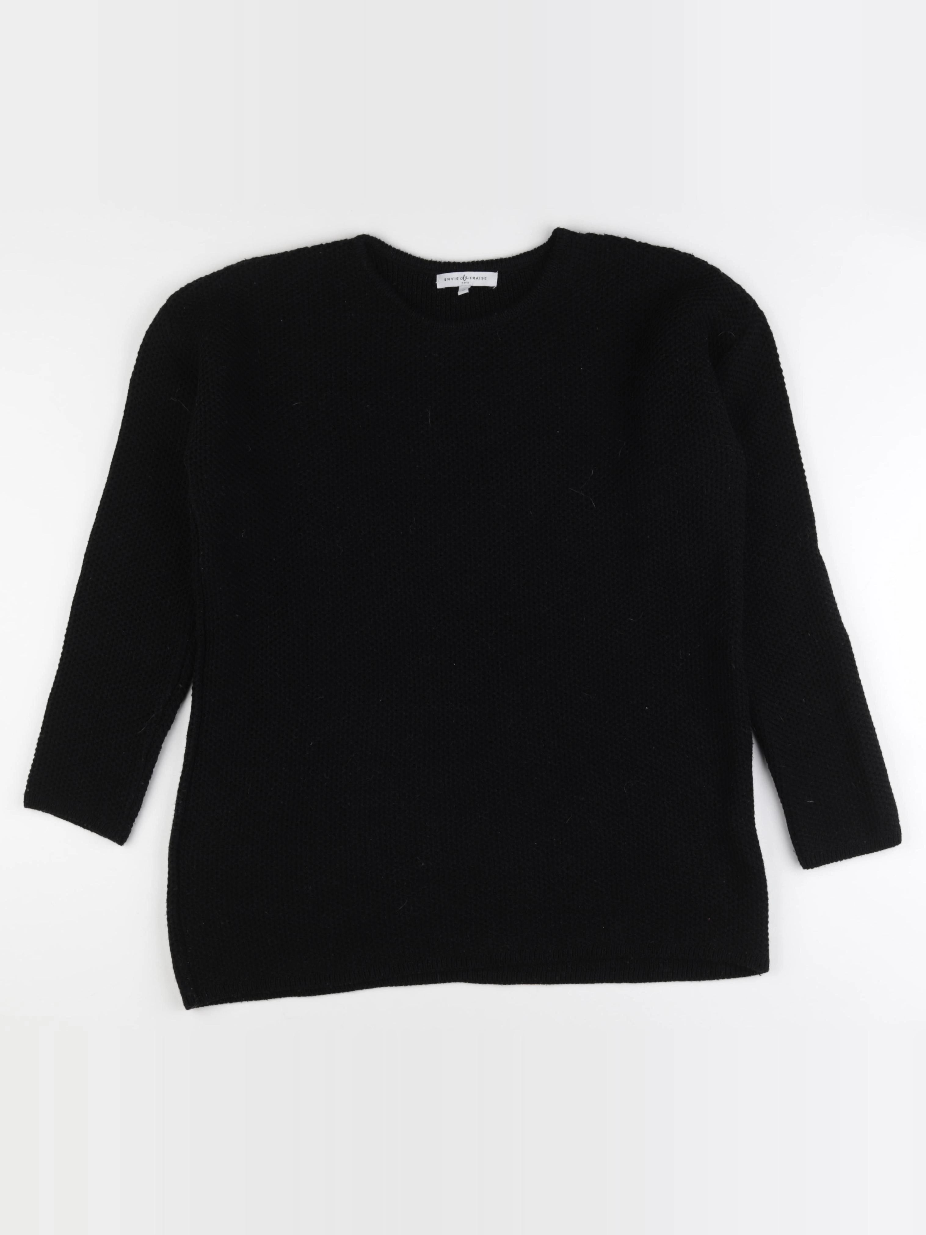 Envie de fraise - pull grossesse noir - m