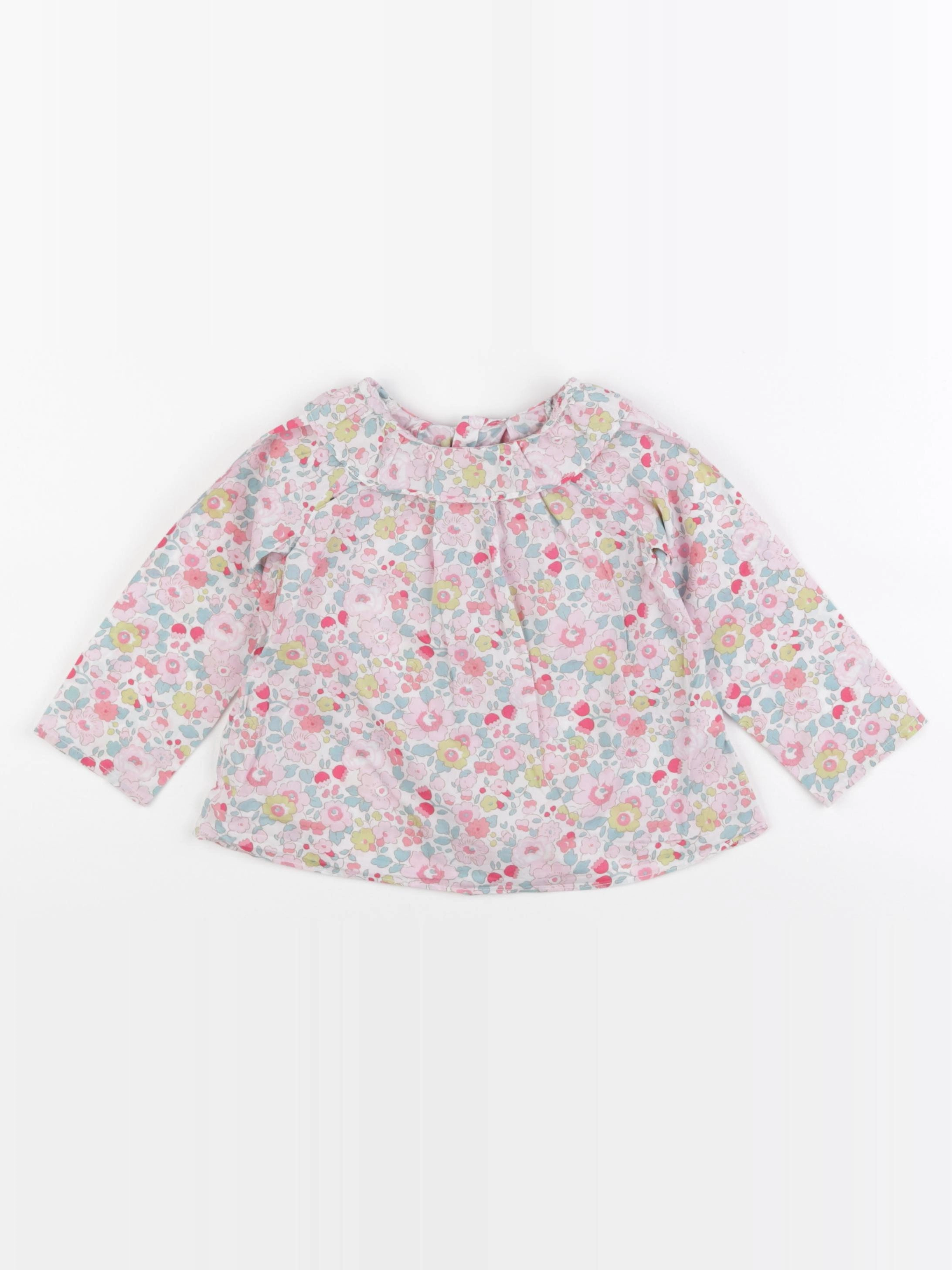 Jacadi - blouse liberty multicolore - 18 mois