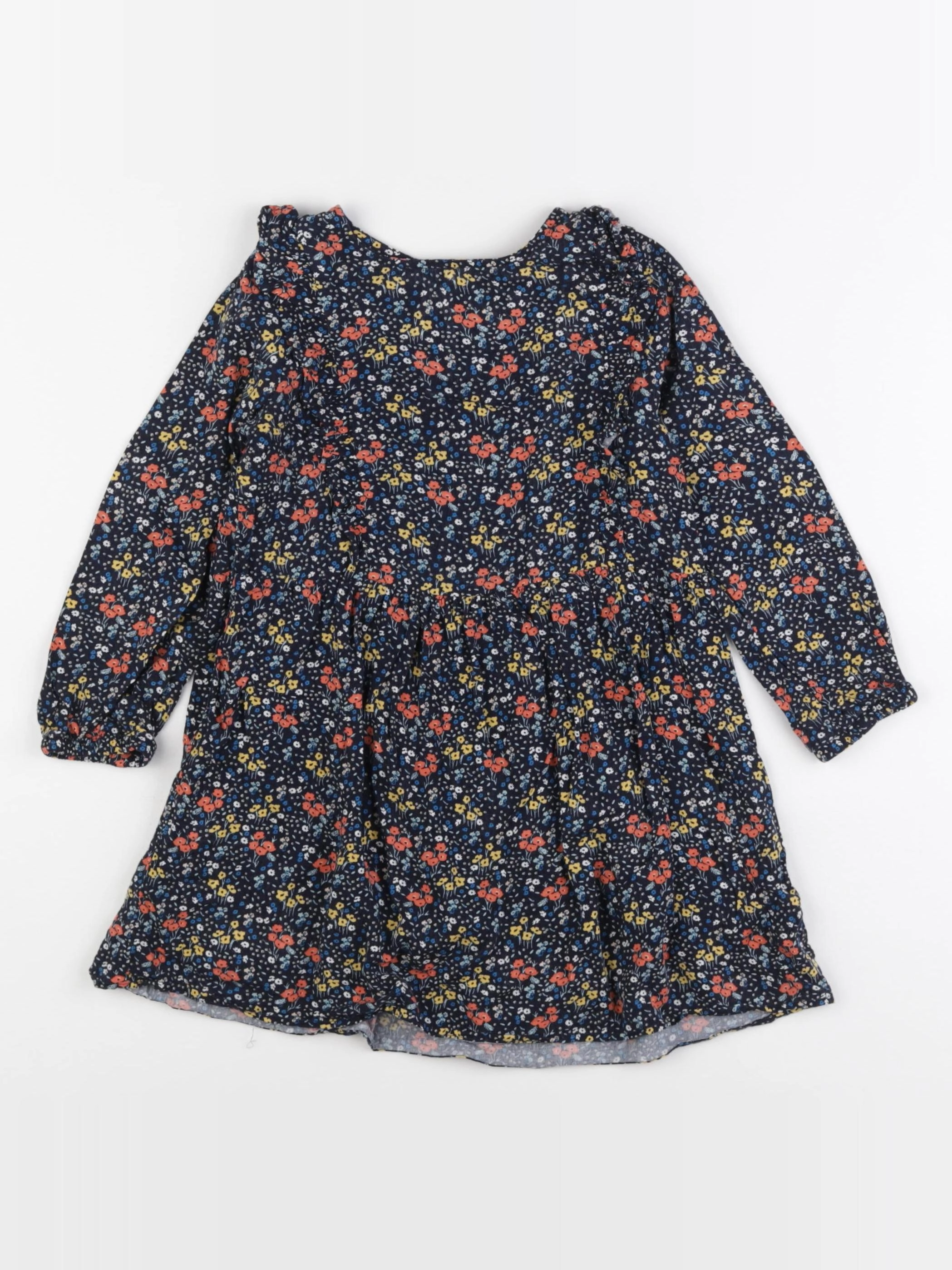 Vertbaudet - robe multicolore - 4 ans
