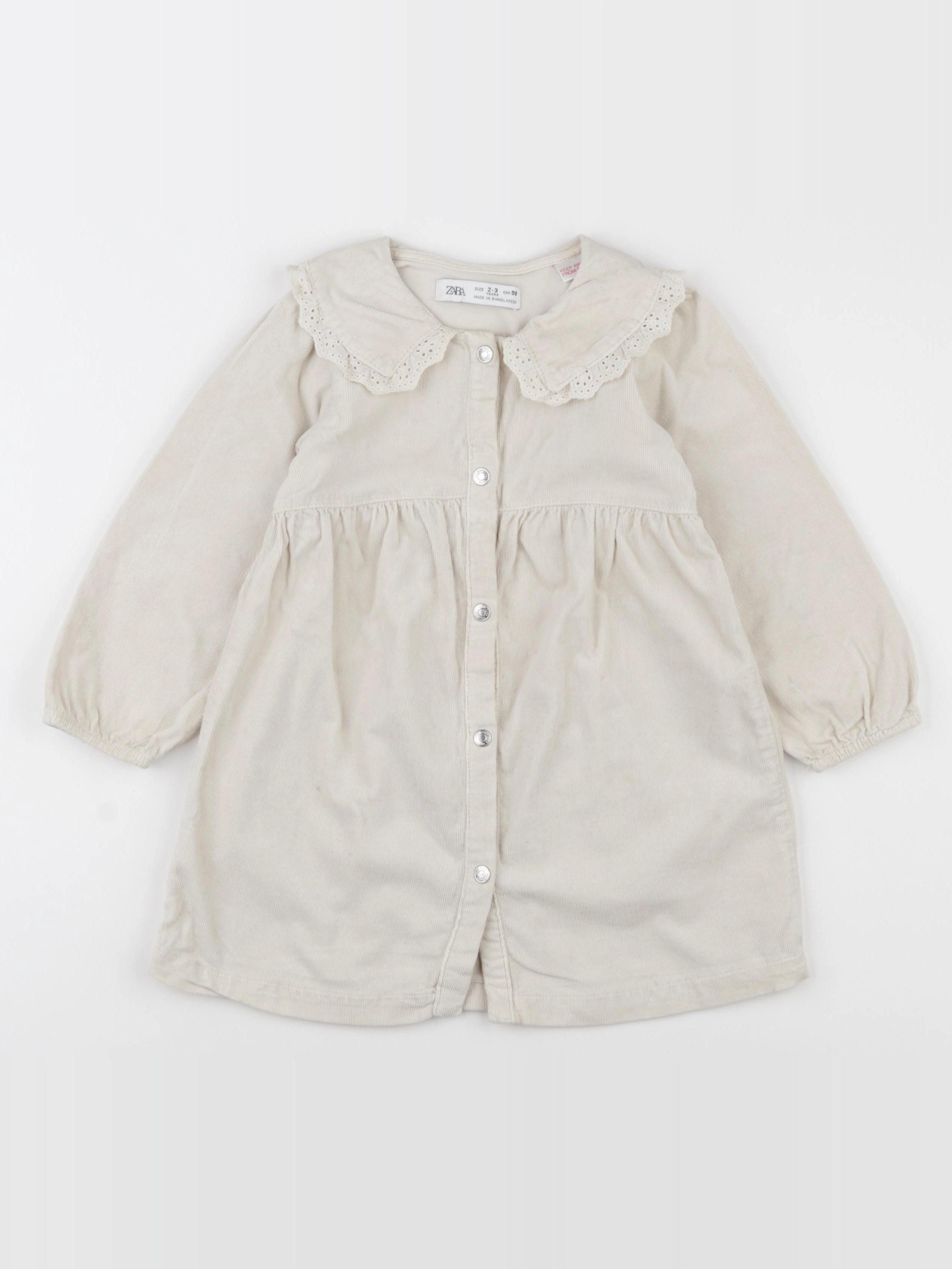 Zara - robe beige - 2/3 ans