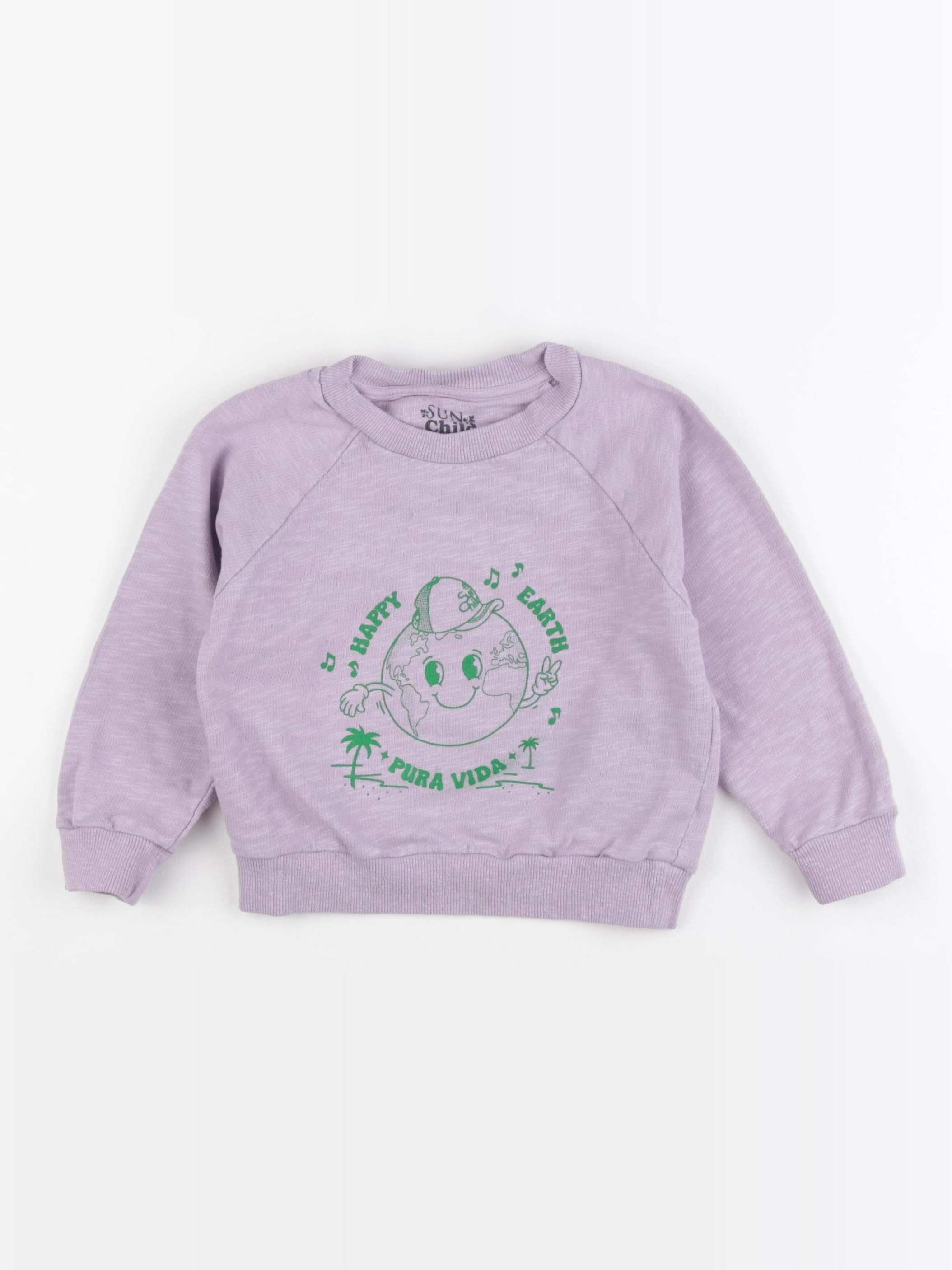 Sunchild - sweat violet - 4 ans