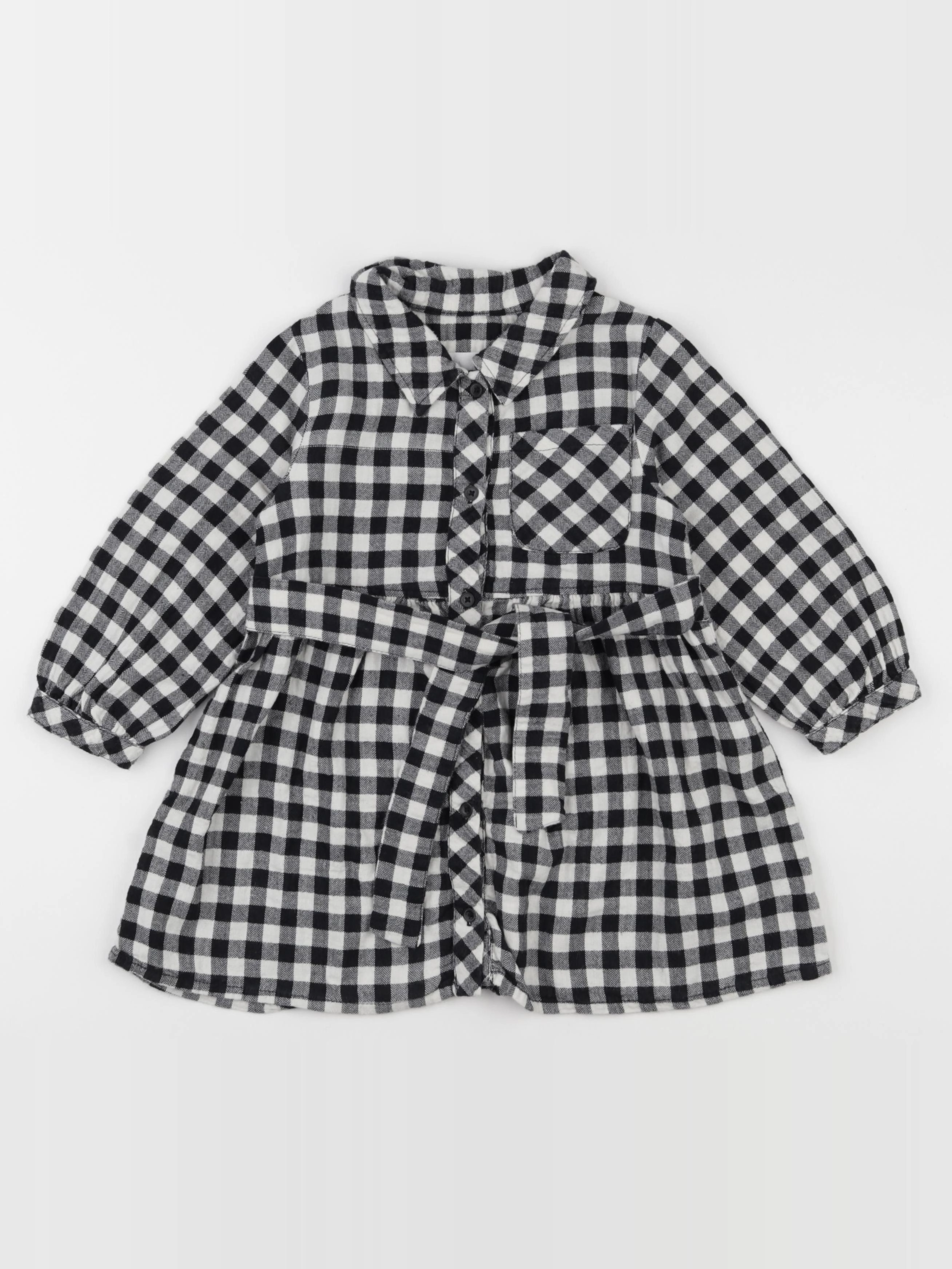 Zara - robe noir - 2/3 ans