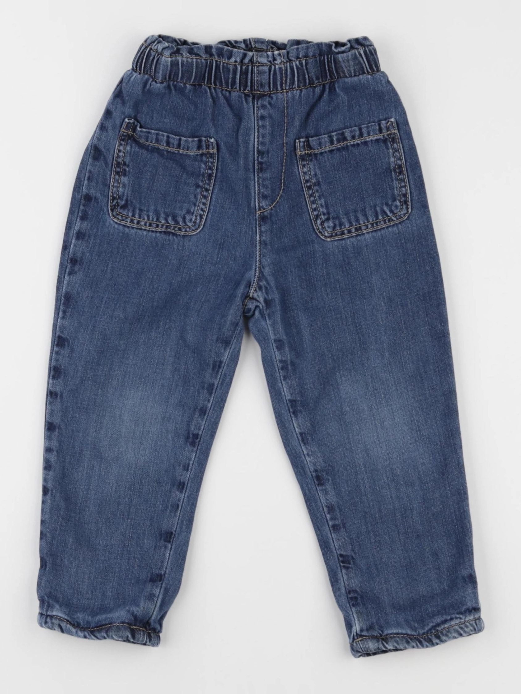 Boutchou - jean doublé bleu - 24 mois