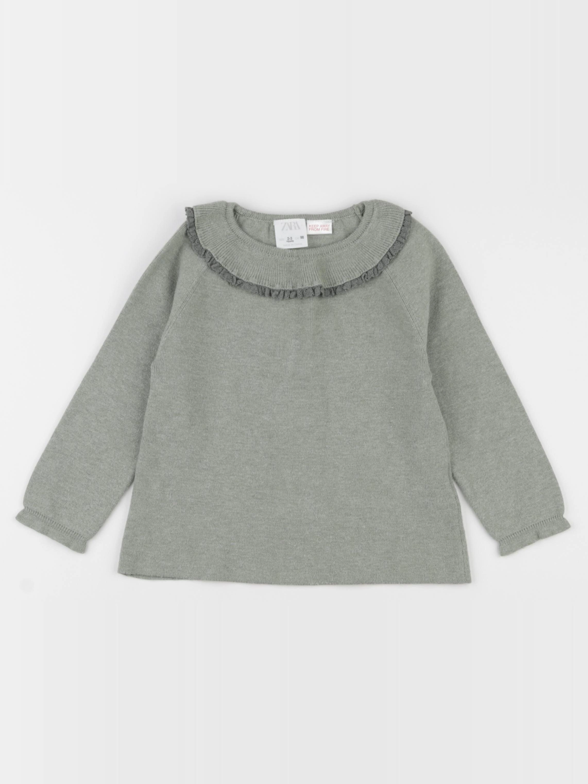 Zara - pull vert - 2/3 ans