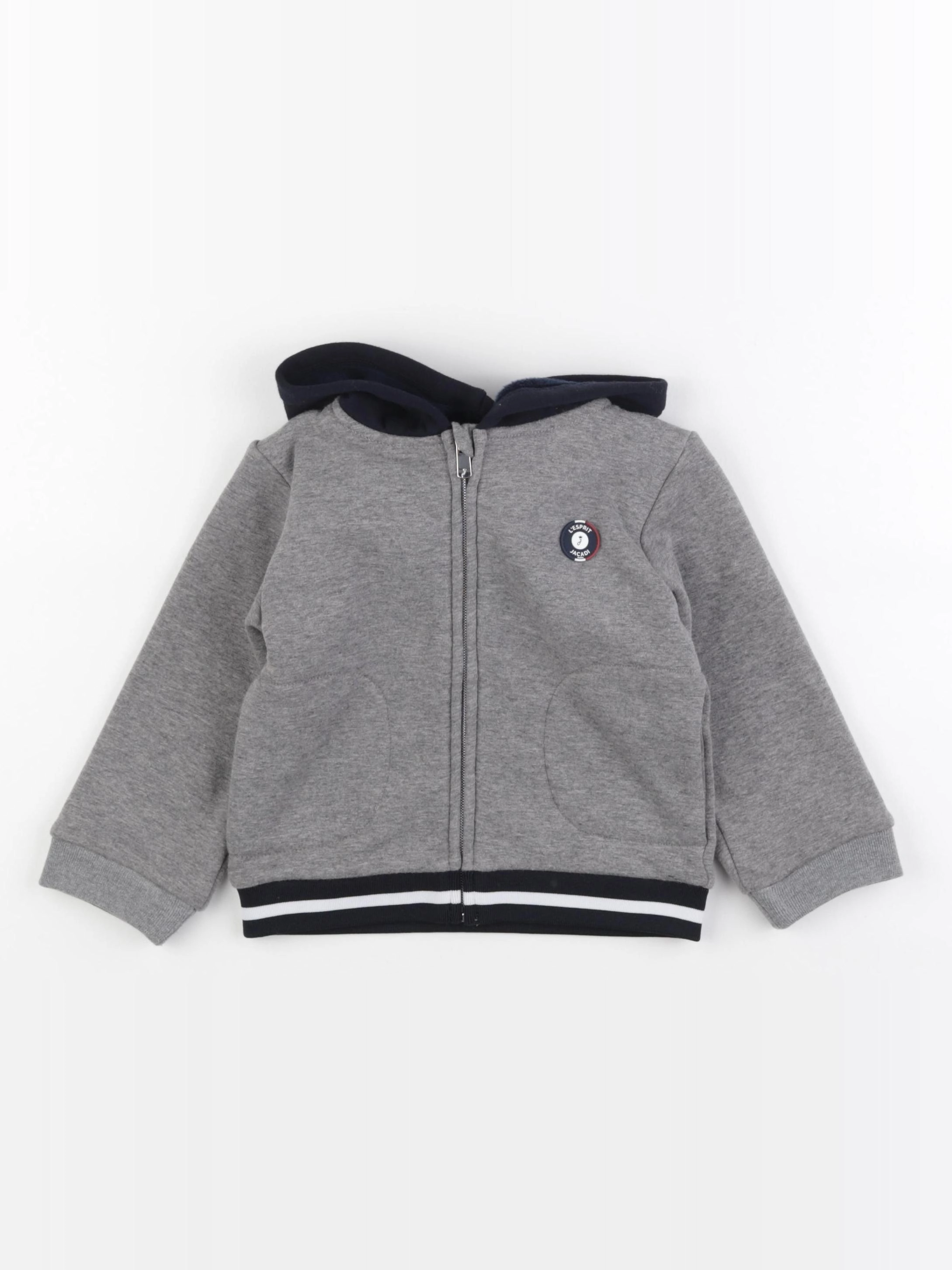 Jacadi - sweat gris - 36 mois