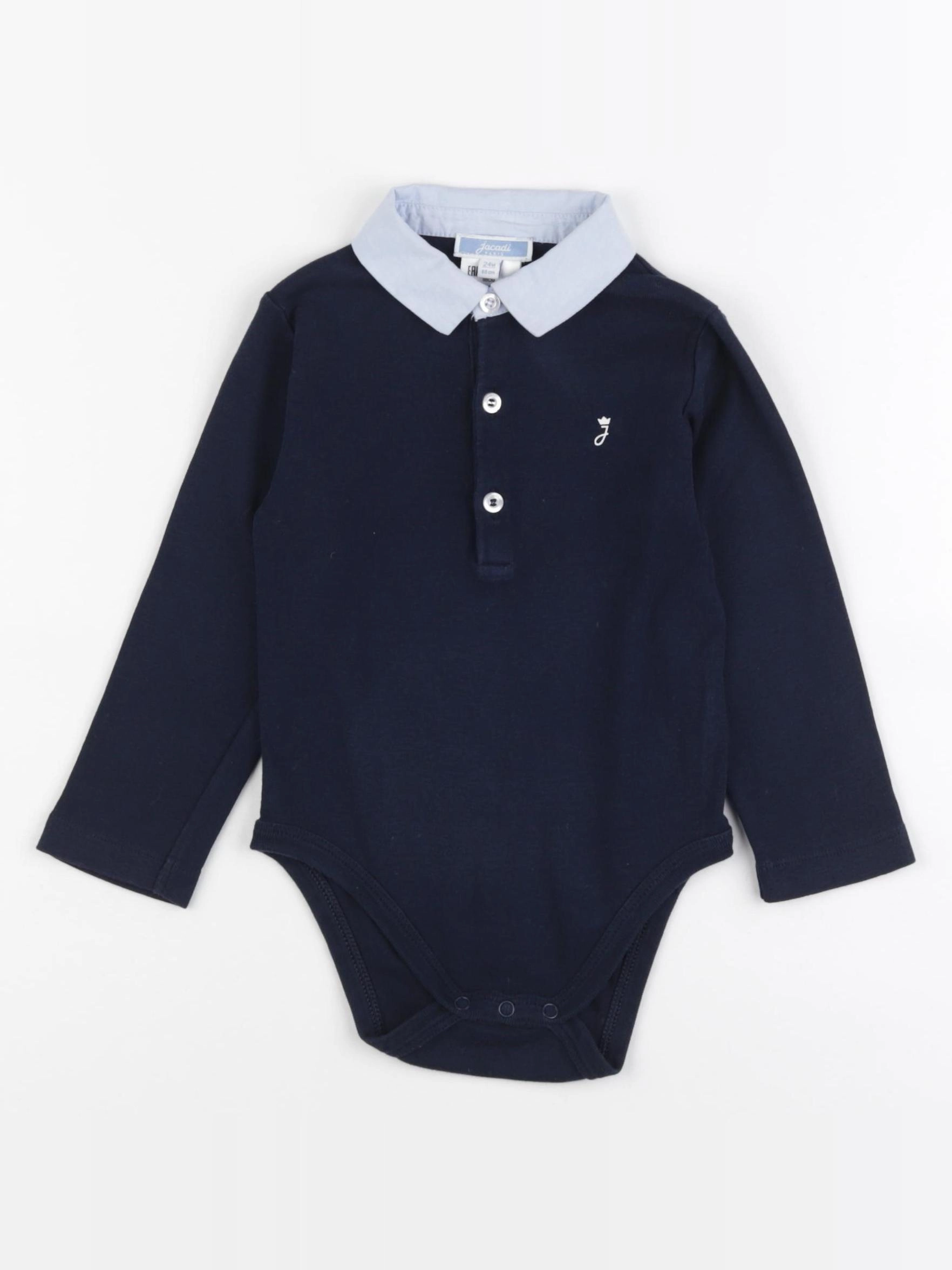 Jacadi - body à col bleu - 24 mois