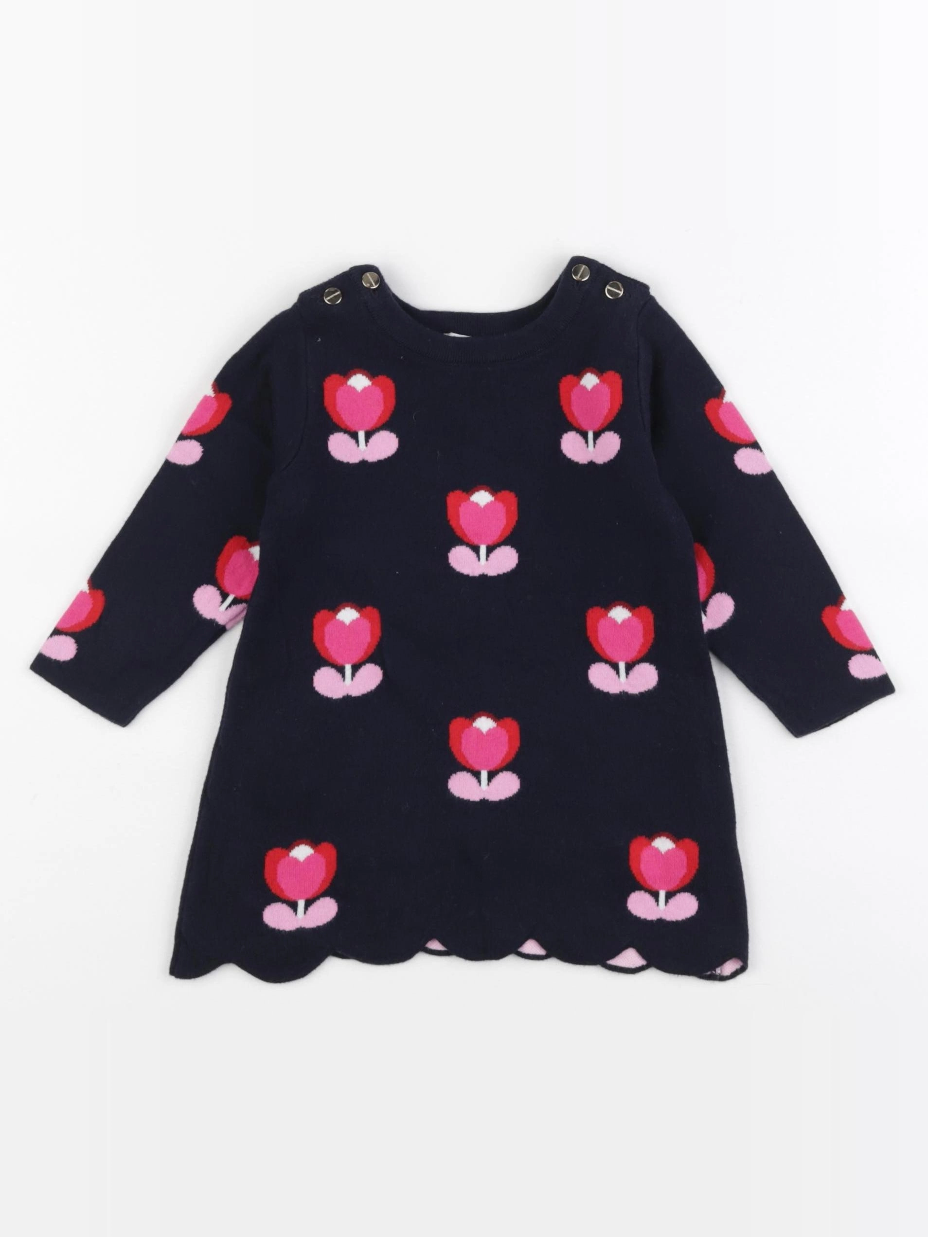 Jacadi - robe bleu - 12 mois