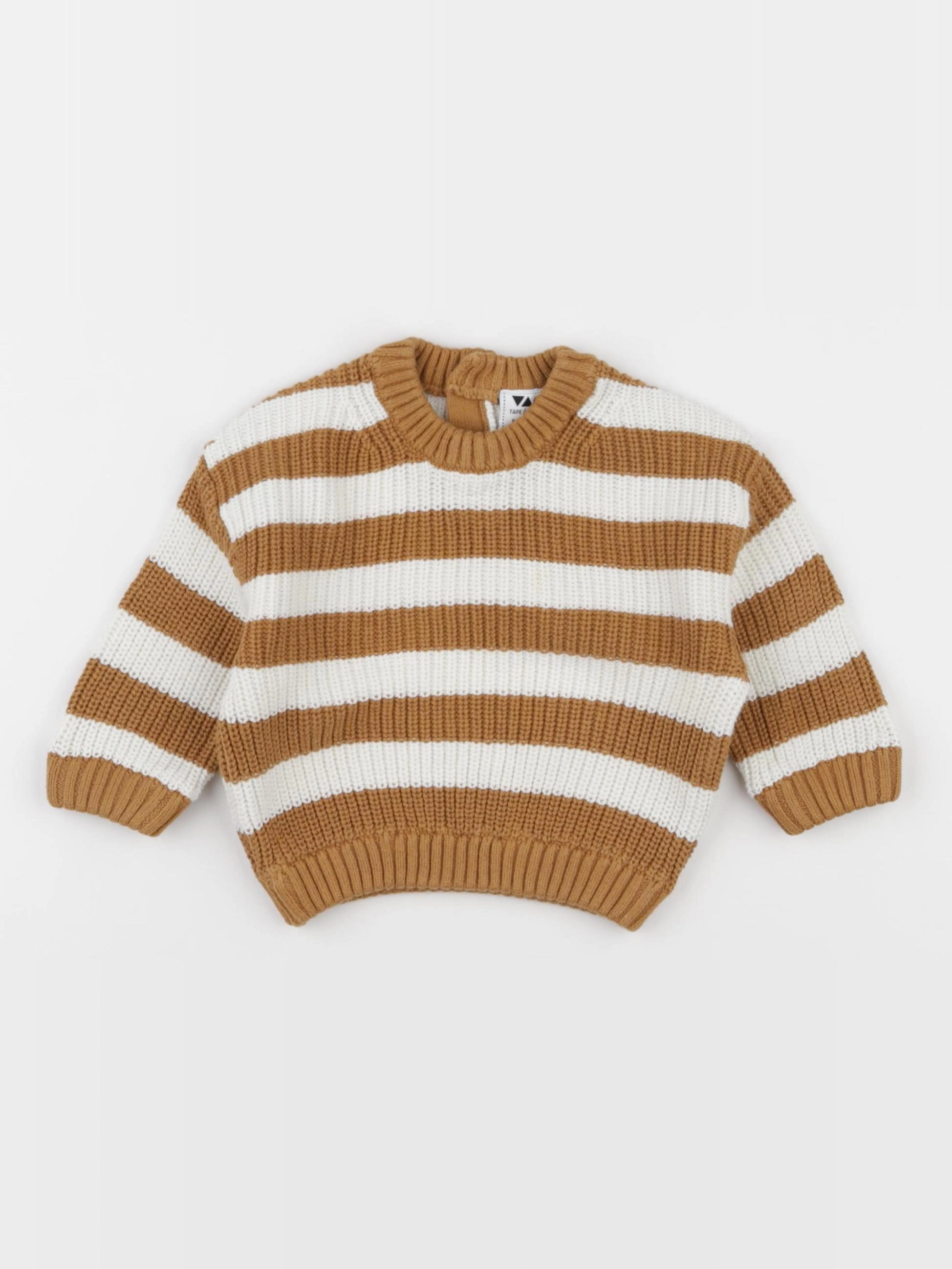 Tape à l'oeil - pull marron - 6 mois