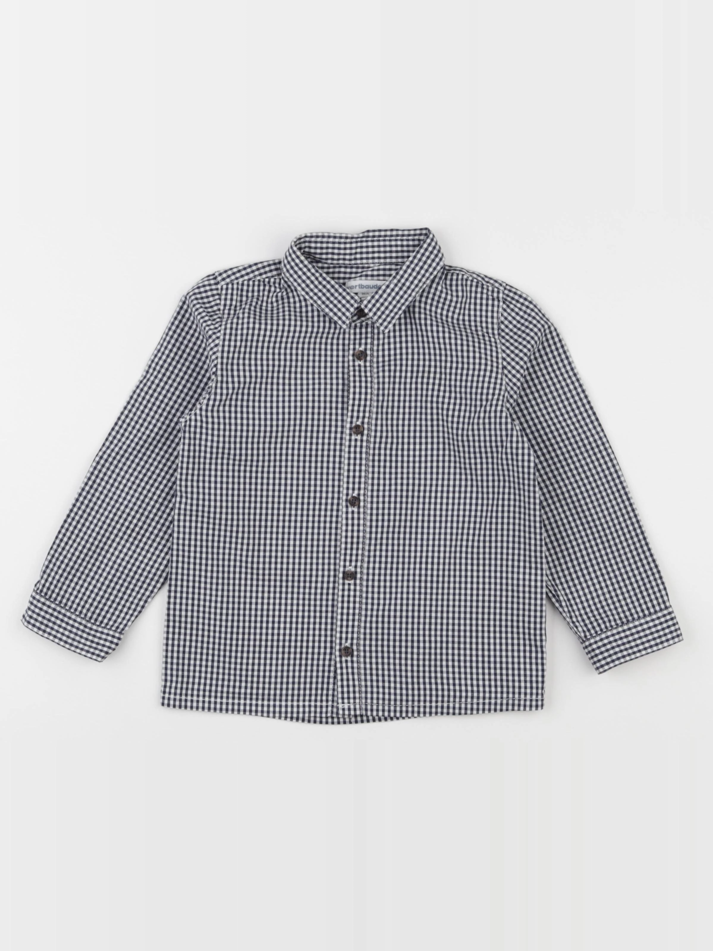 Vertbaudet - chemise bleu - 3 ans