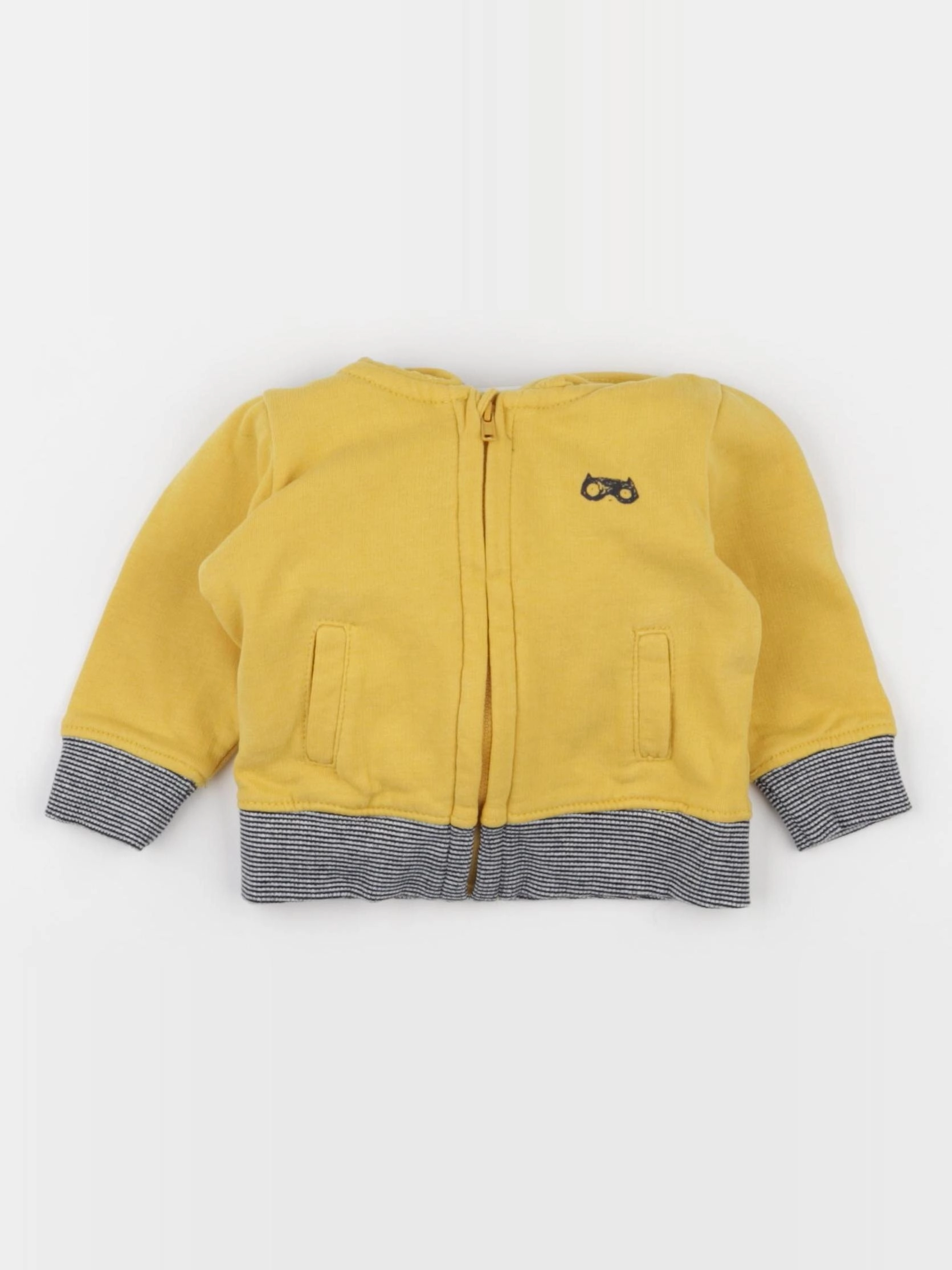 Tape à l'oeil - sweat jaune - 3 mois