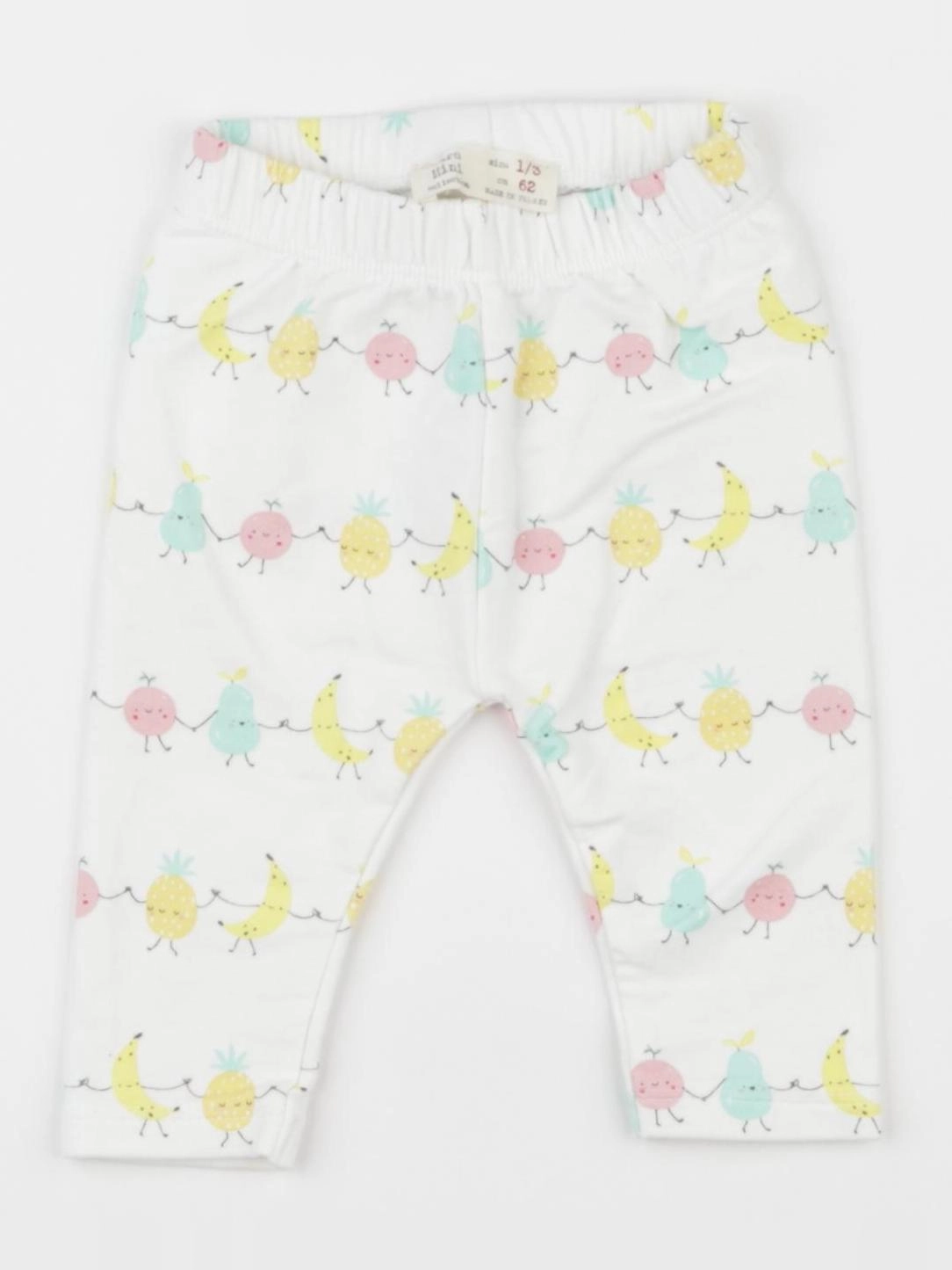 Zara - legging blanc, multicolore - 1/3 mois