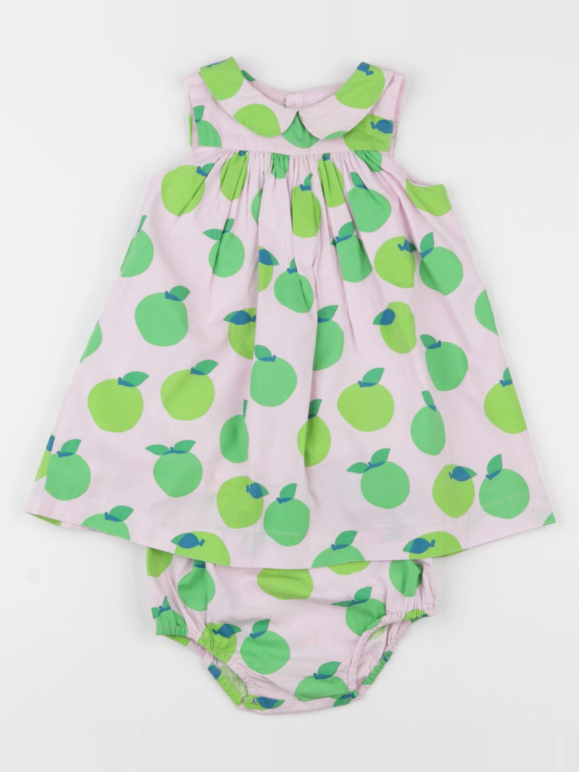 Jacadi - robe rose, vert - 18 mois