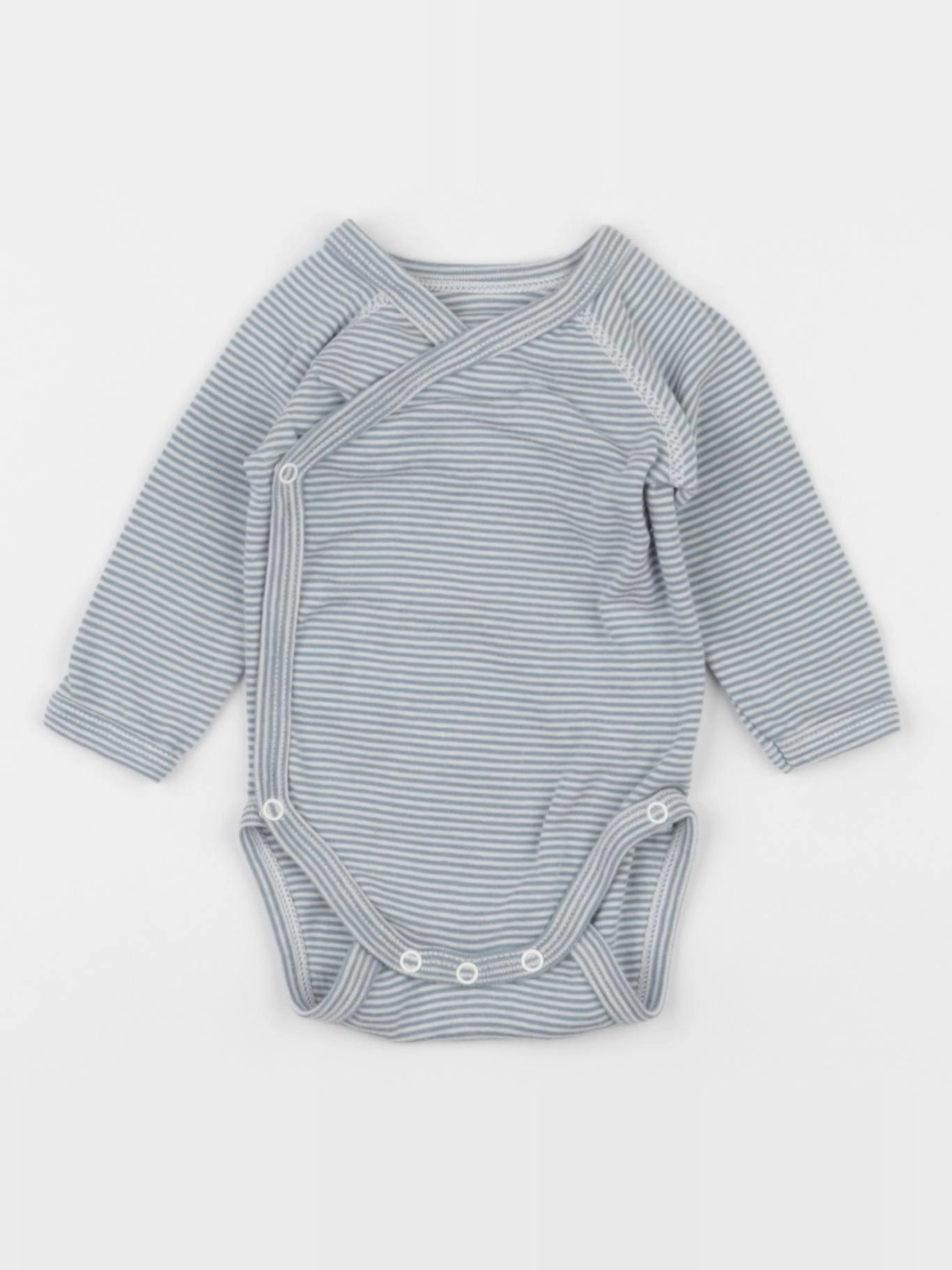 Petit Bateau - body bleu - 1 mois