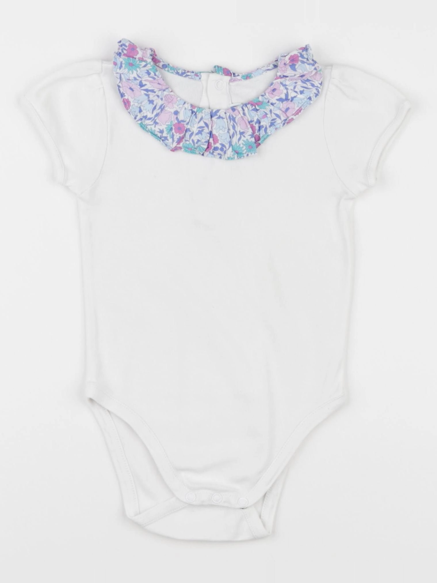 Jacadi - body liberty blanc, bleu - 24 mois