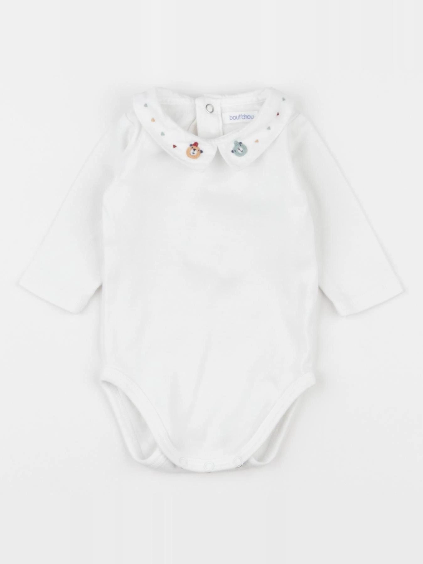 Boutchou - body à col blanc - 1 mois