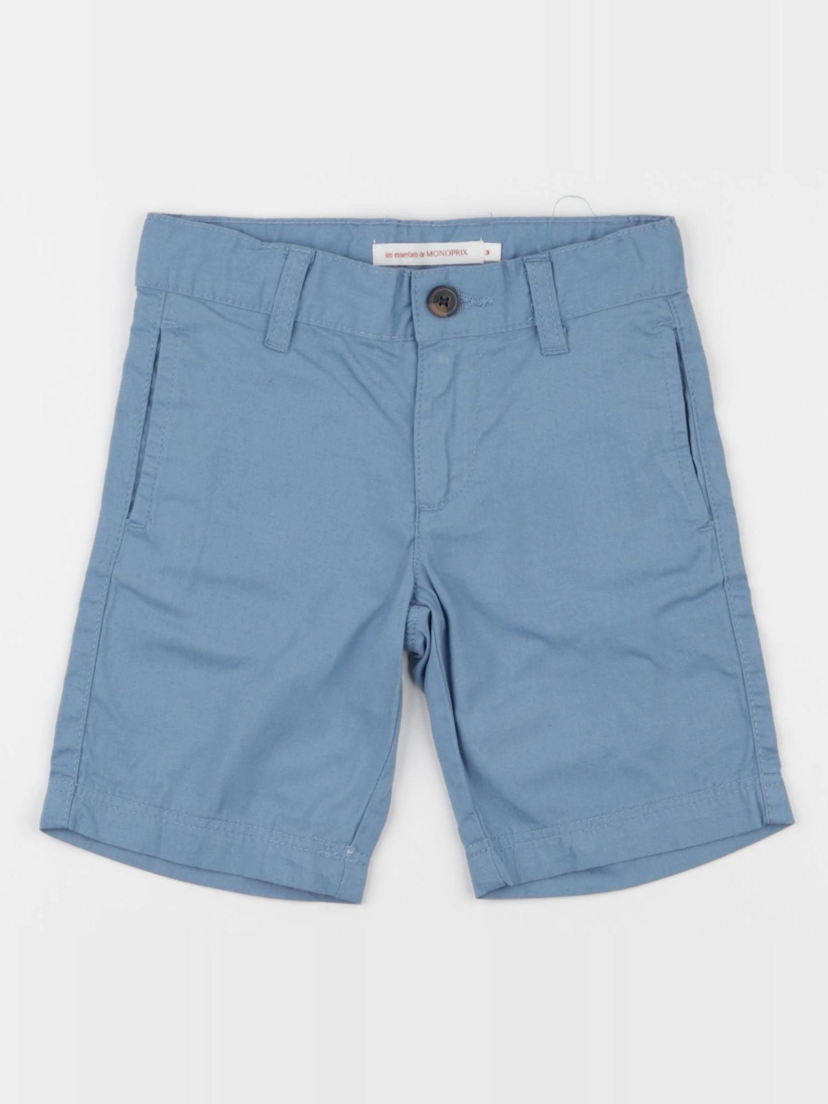 Monoprix - short bleu - 3 ans
