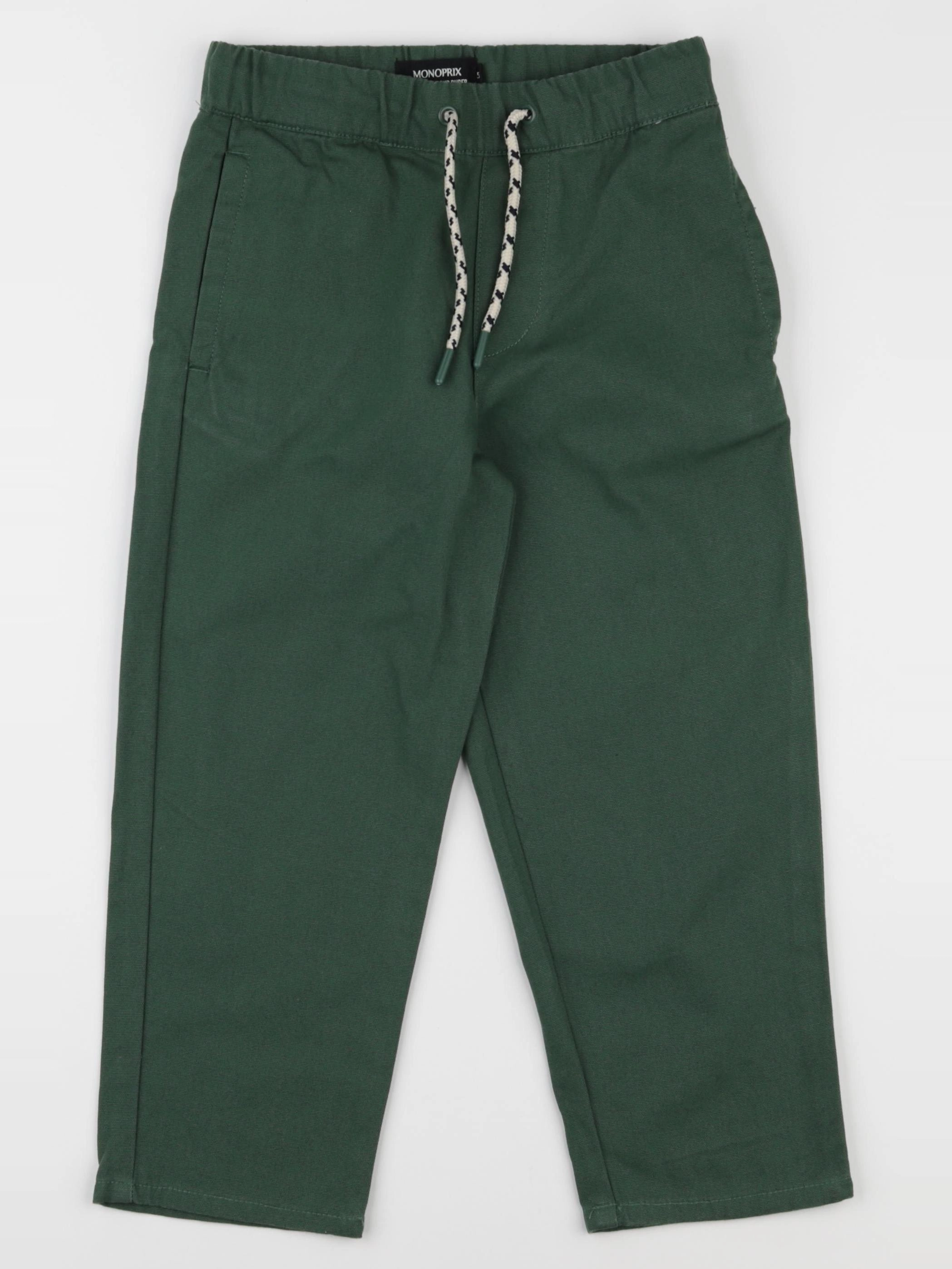 Monoprix - pantalon vert - 5 ans