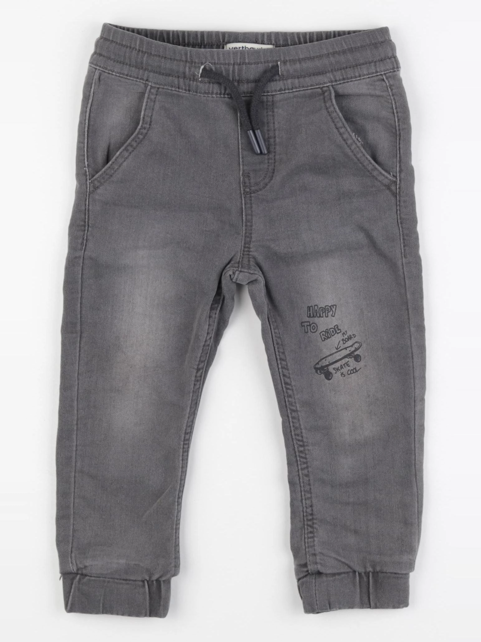 Vertbaudet - pantalon gris - 3 ans