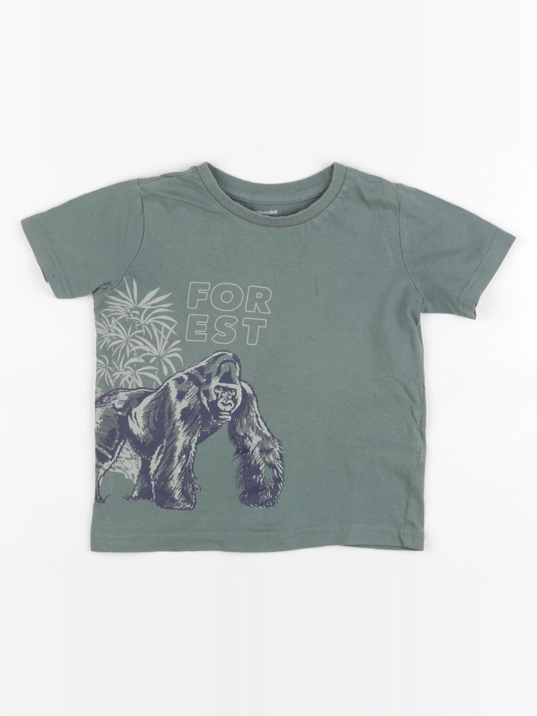 Vertbaudet - tee-shirt vert - 3 ans