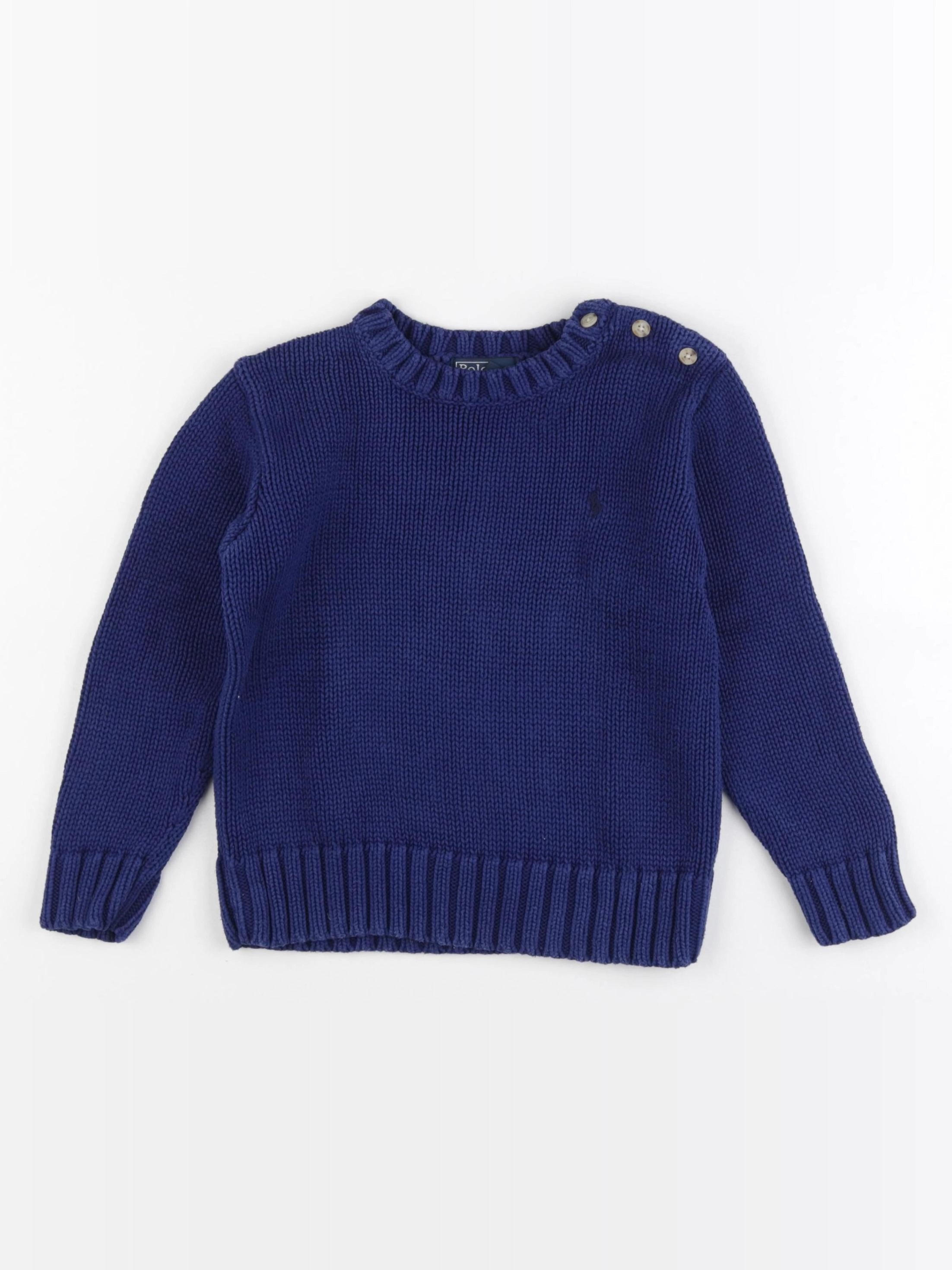 Ralph Lauren - pull bleu - 5 ans