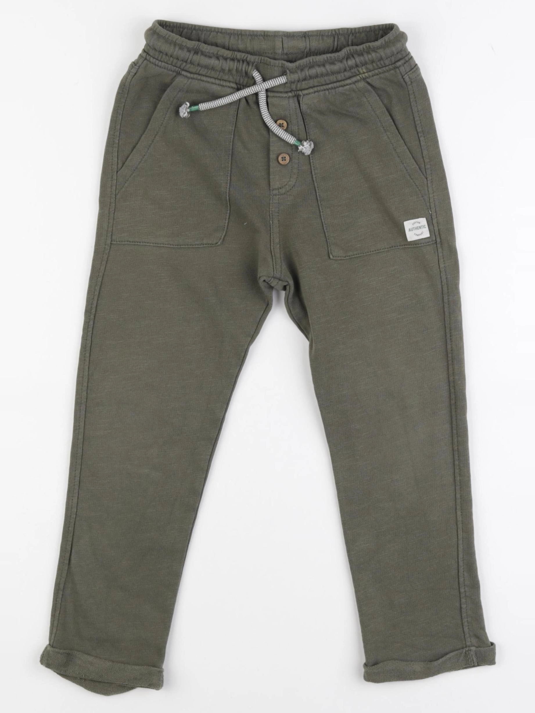 H&M - jogging vert - 4/5 ans