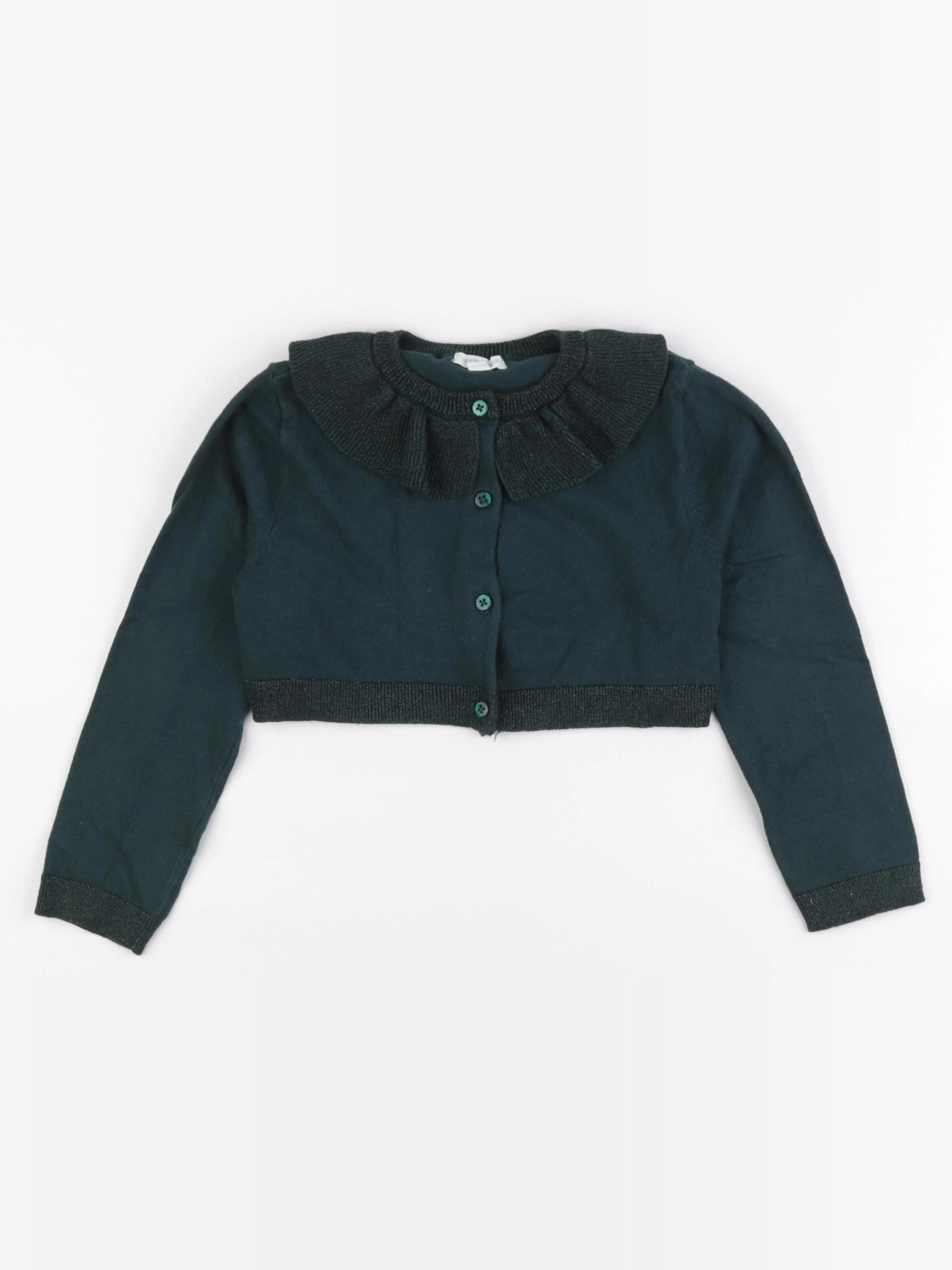 Vertbaudet - gilet vert - 6 ans