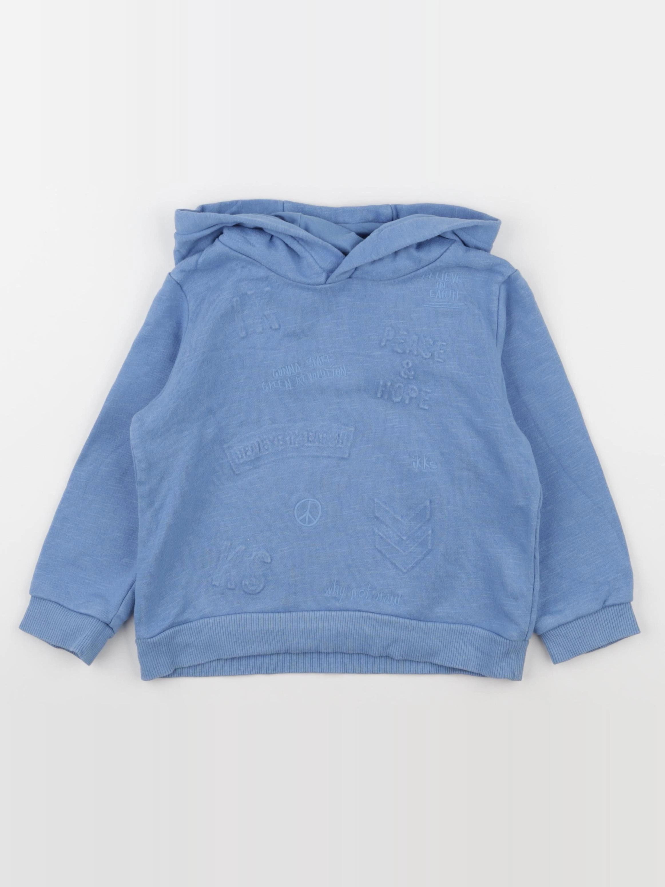 IKKS - sweat bleu - 3 ans