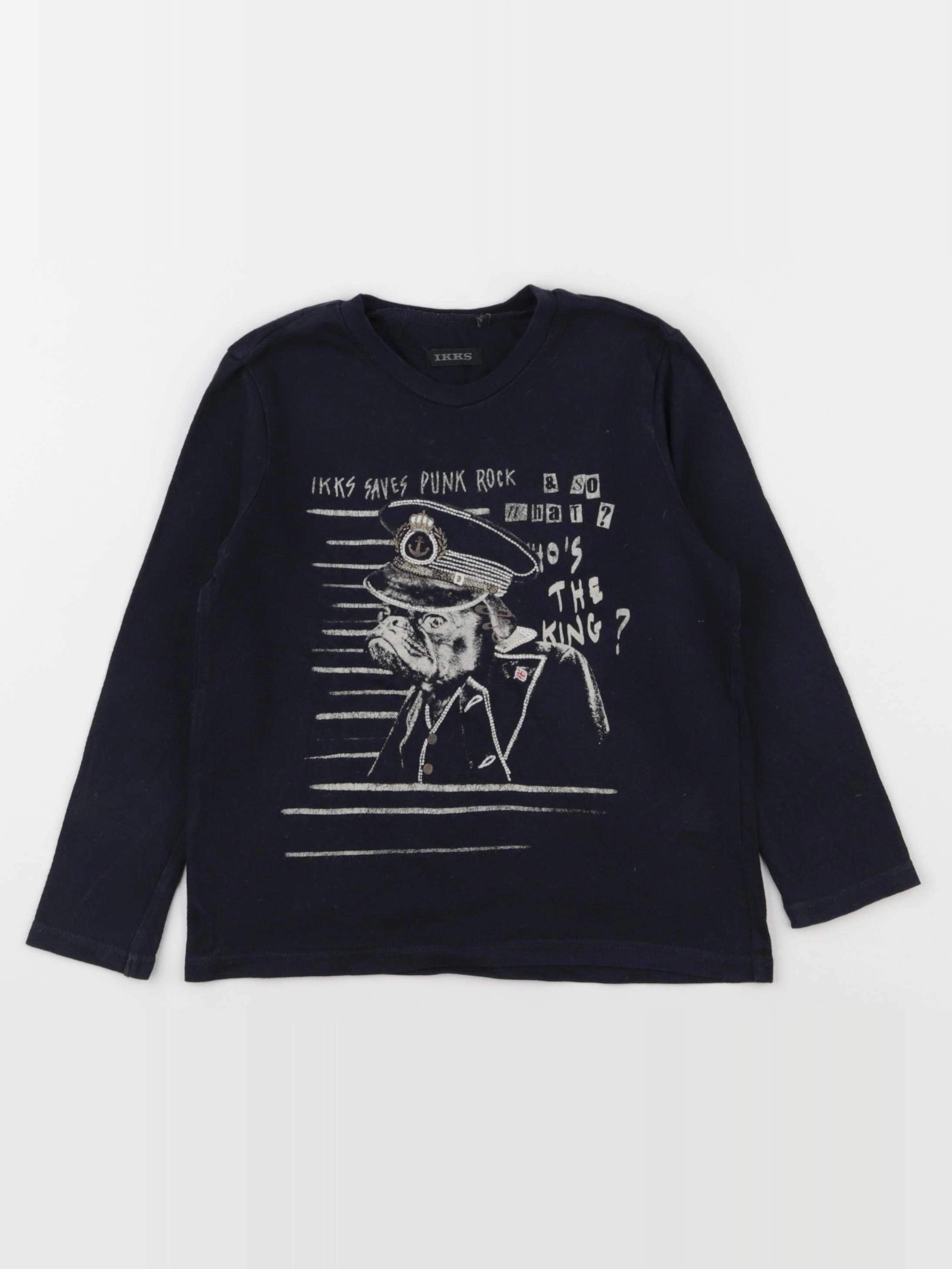 IKKS - tee-shirt bleu - 3 ans