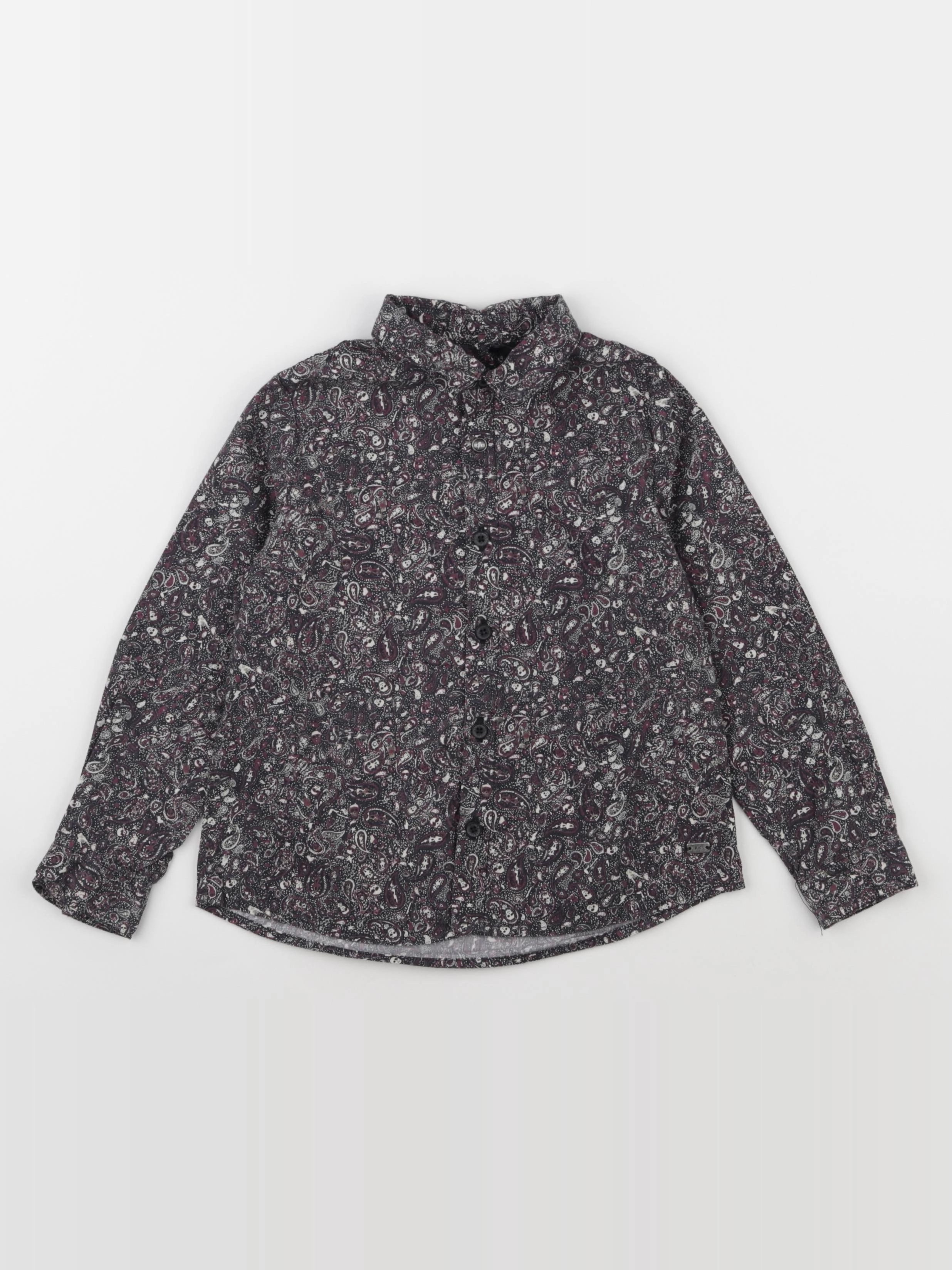 IKKS - chemise noir, rouge - 3 ans