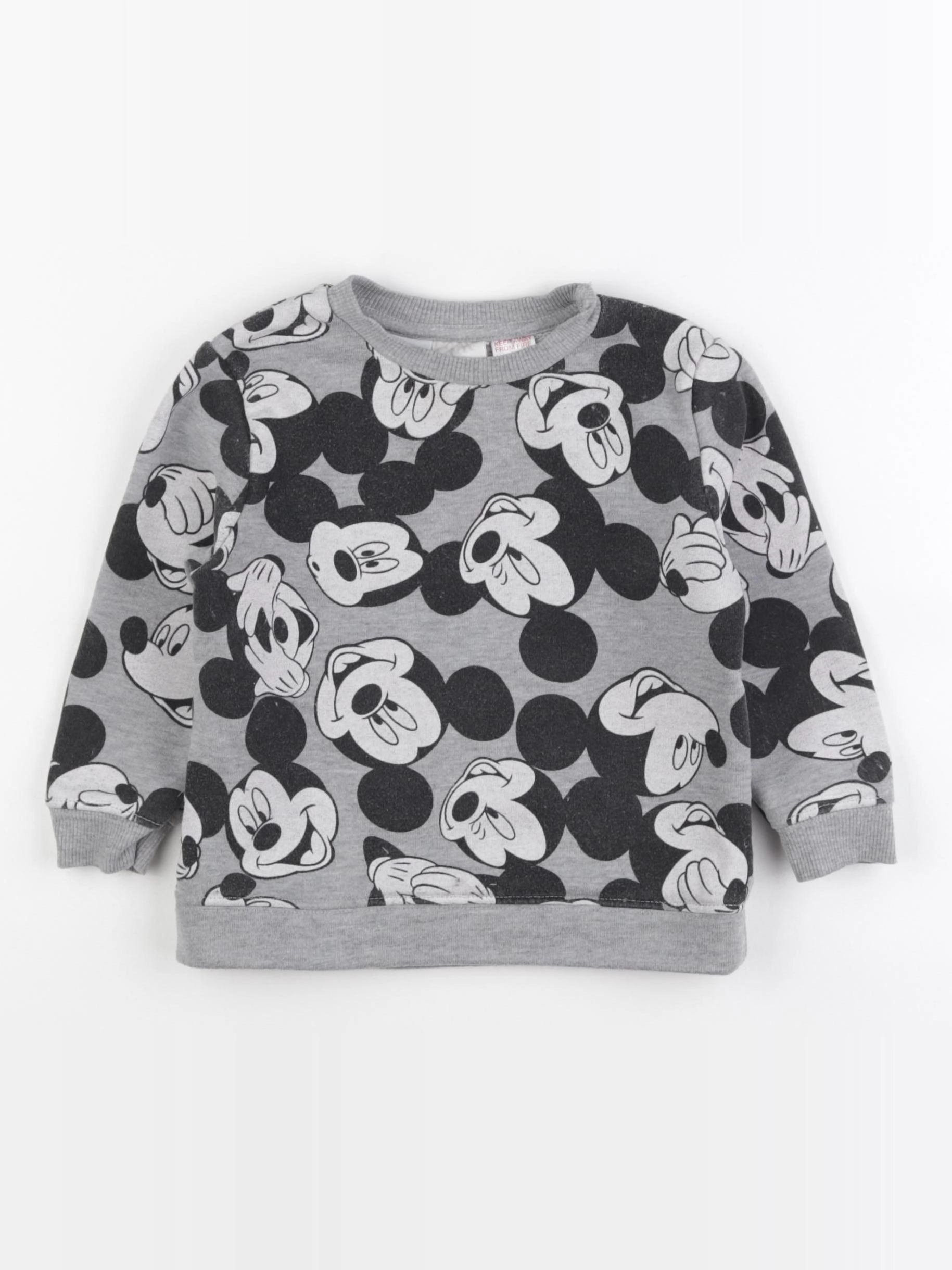 Zara - sweat gris - 18/24 mois