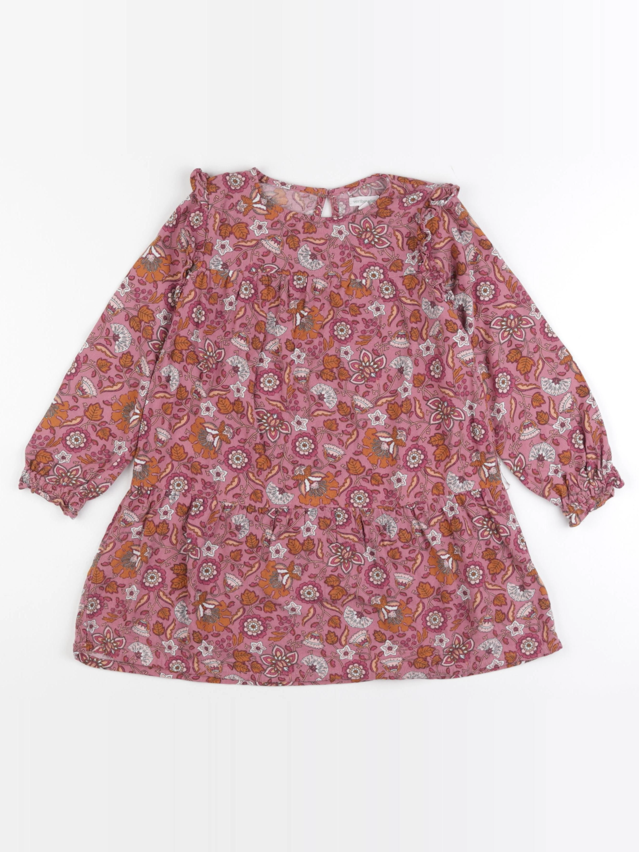 Vertbaudet - robe rose - 6 ans