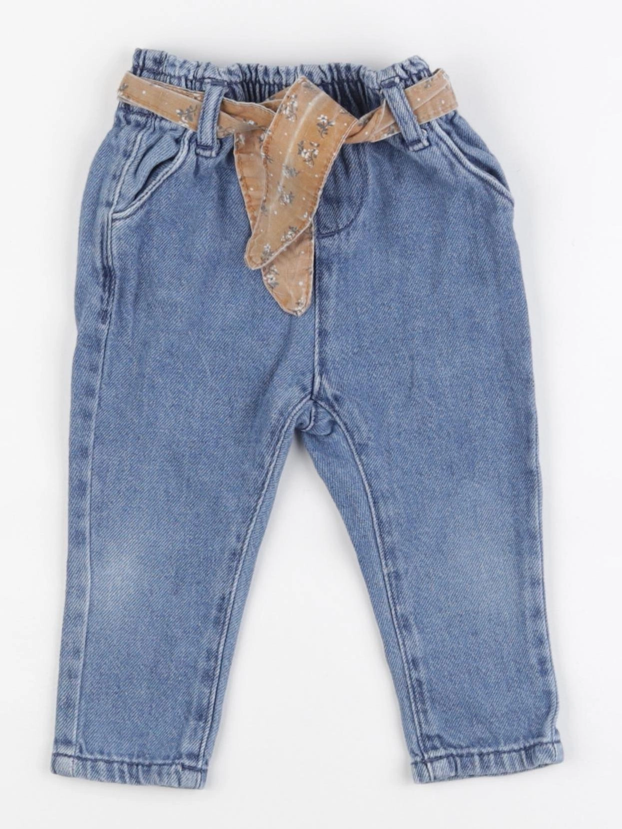 Vertbaudet - jean bleu - 12 mois