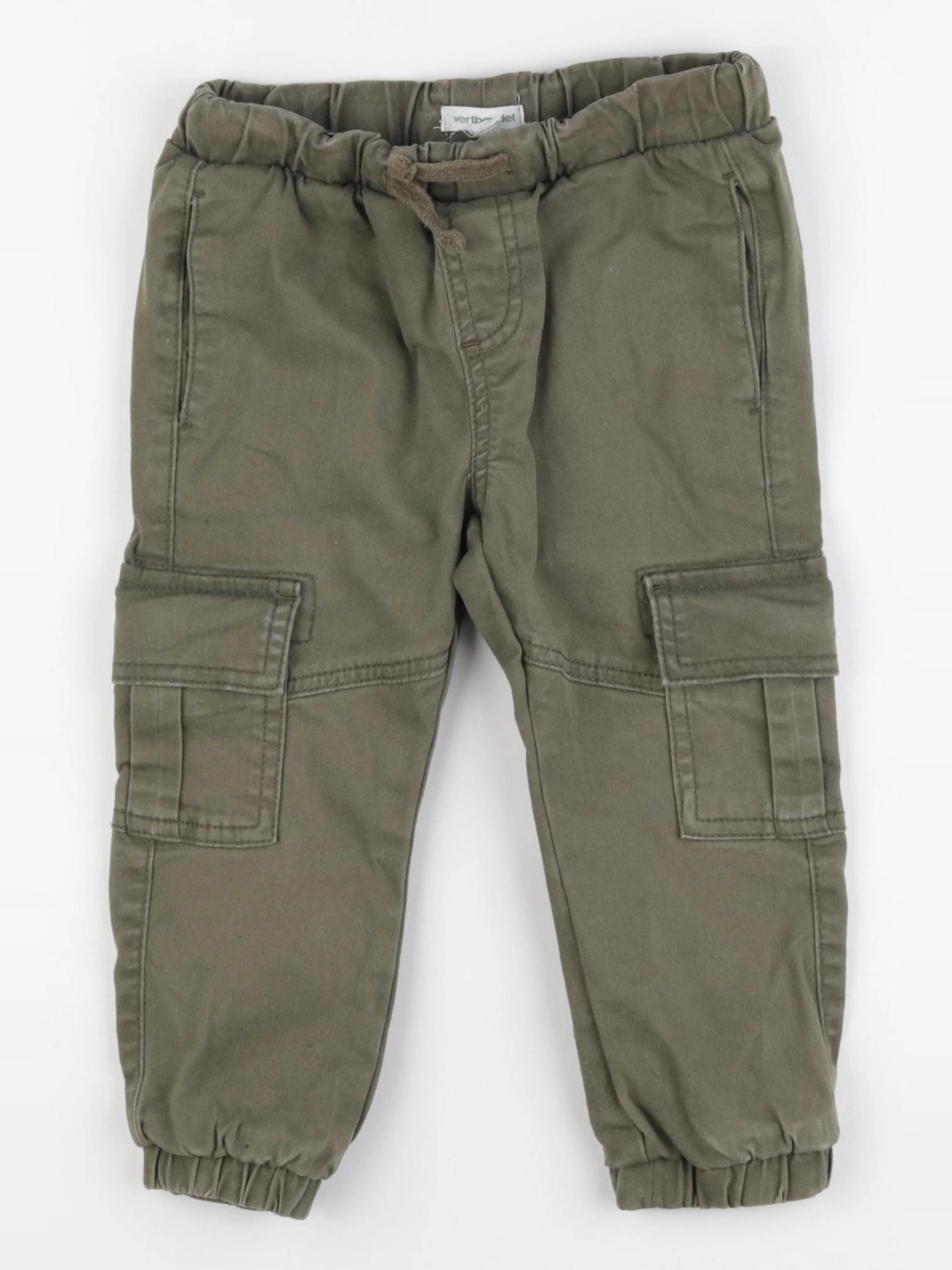 Vertbaudet - pantalon vert - 3 ans