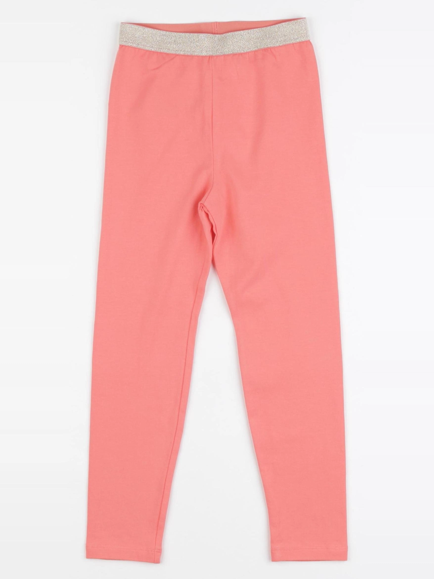 Vertbaudet - legging rose, or - 5 ans