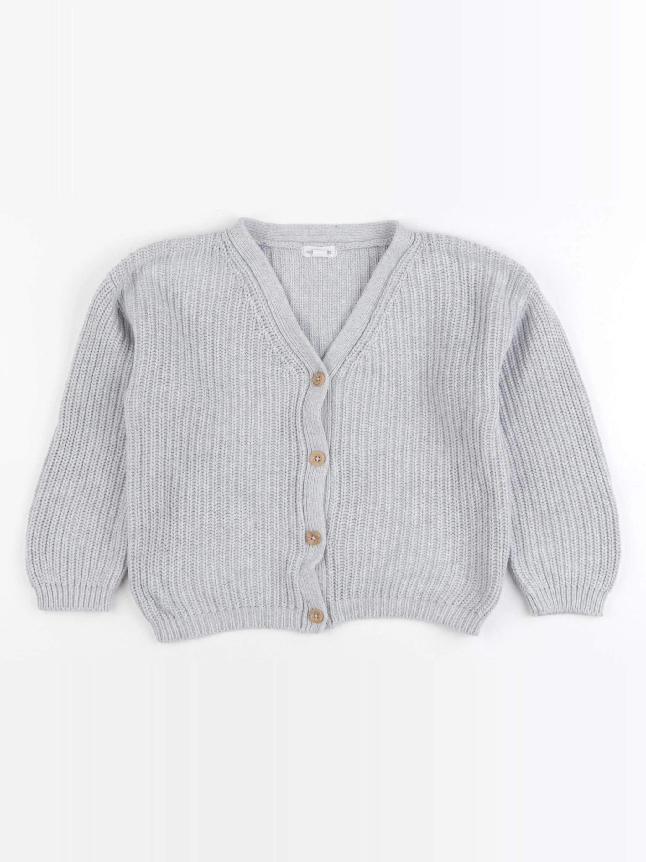 Vertbaudet - gilet gris - 36 mois