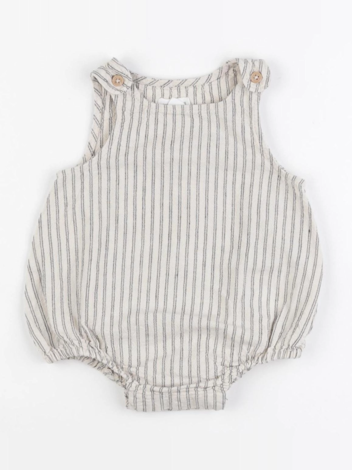 Vertbaudet - combinaison bleu, beige - 3 mois