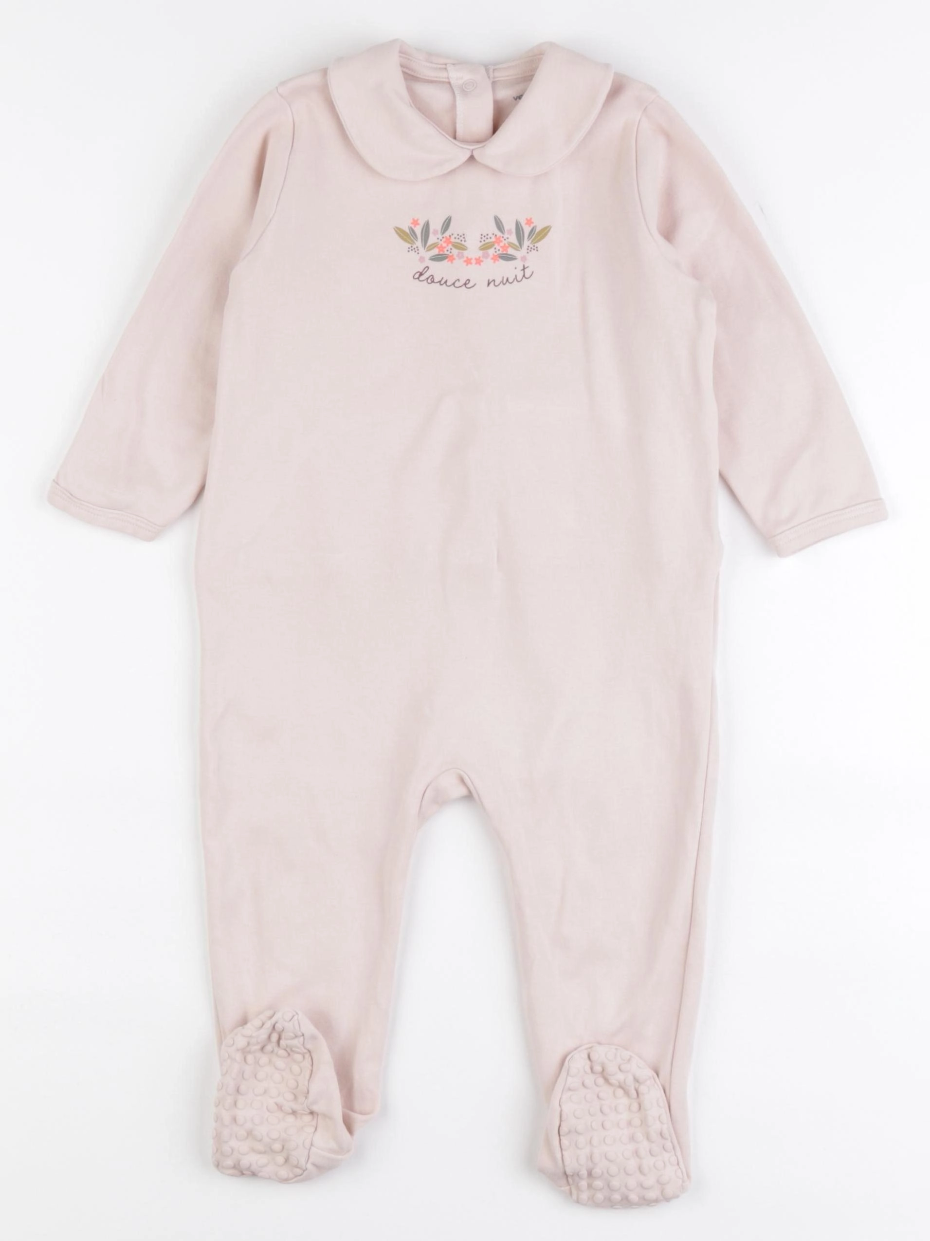 Vertbaudet - pyjama coton rose - 18 mois