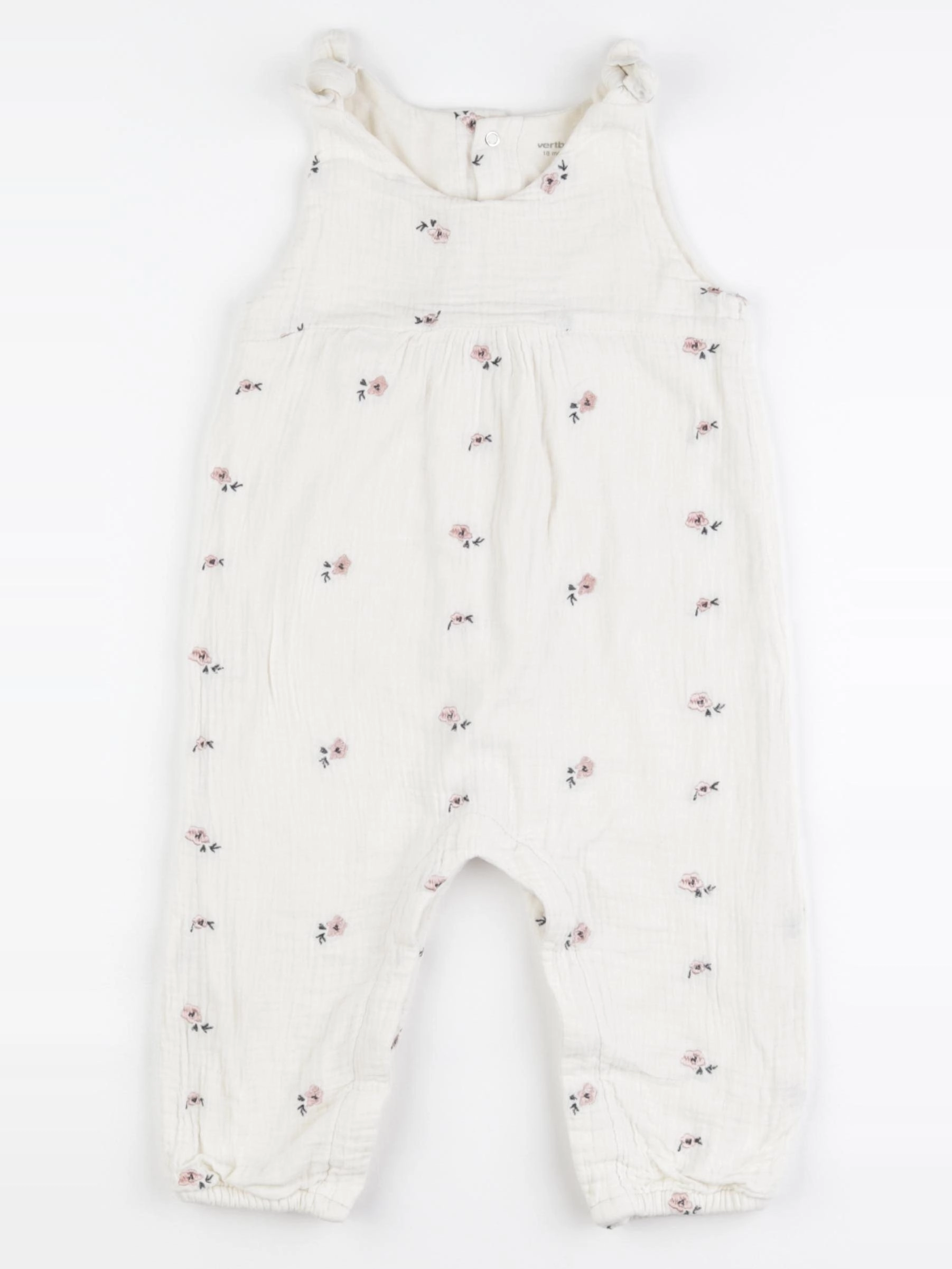 Vertbaudet - combinaison beige - 18 mois