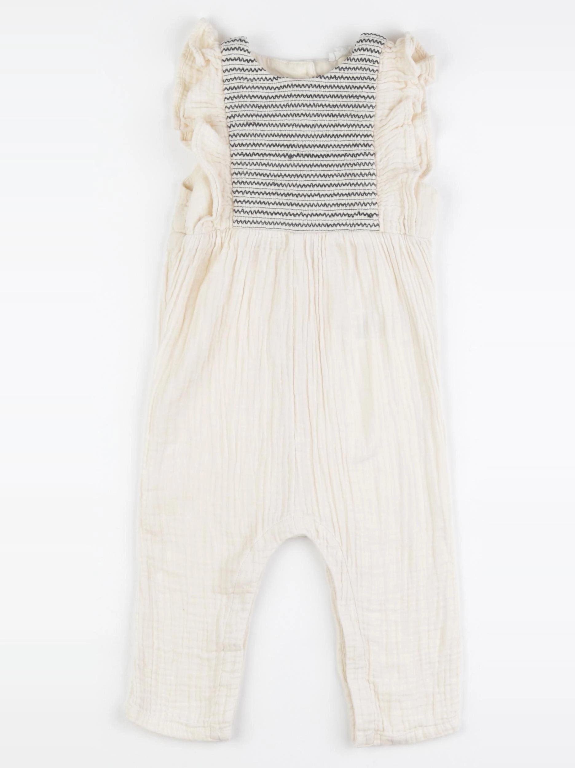 Vertbaudet - combinaison beige - 18 mois