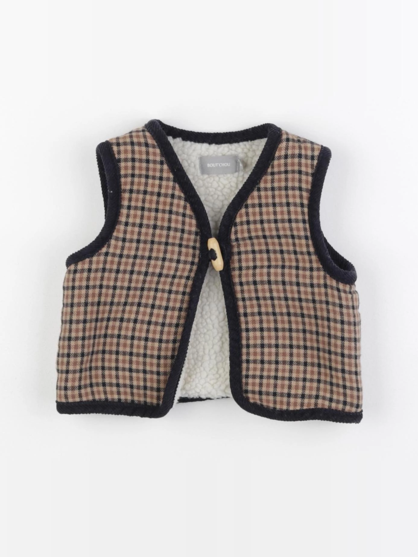 Boutchou - gilet marron - 6 mois