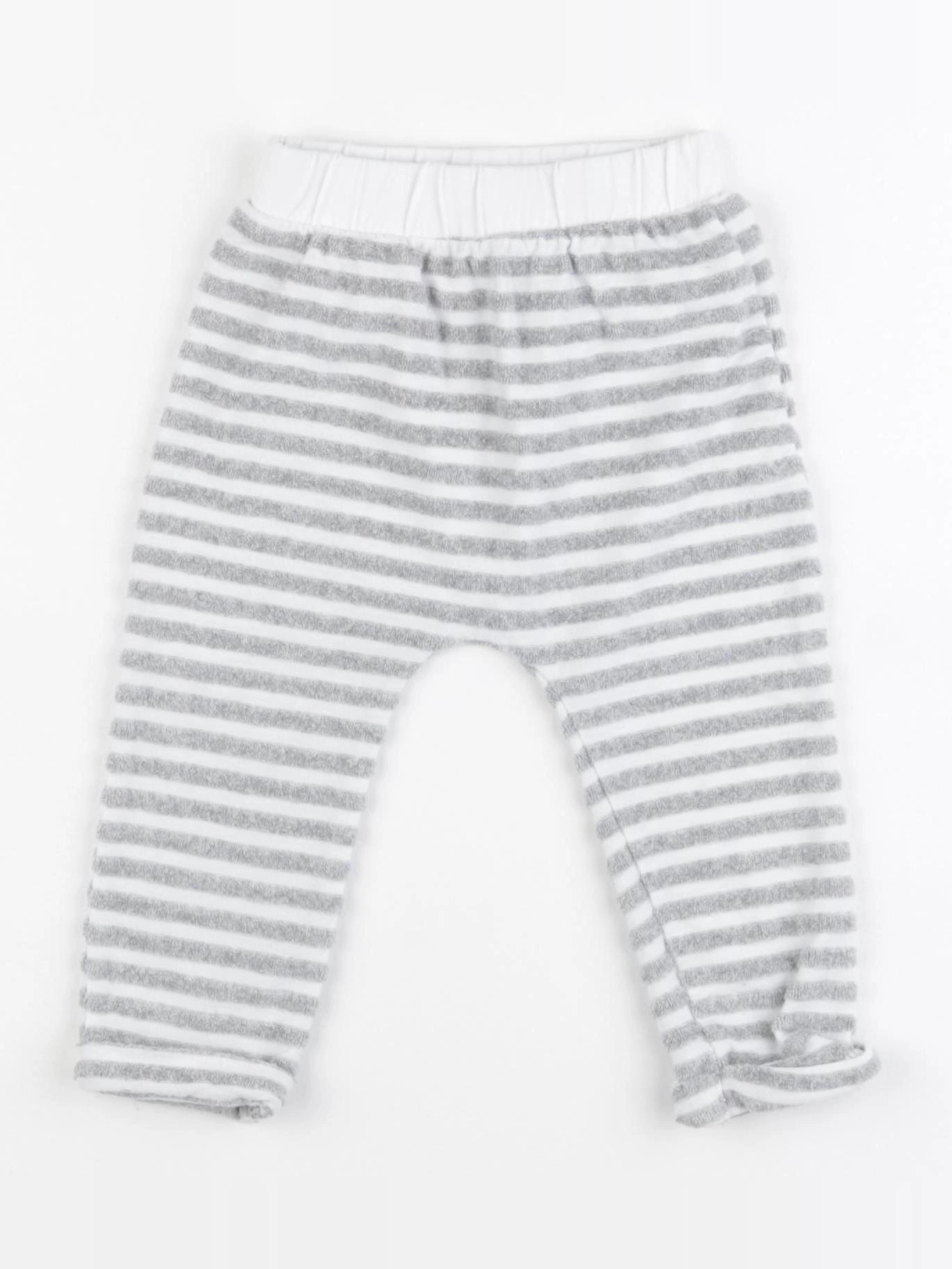 Bess - legging blanc, gris - 9 mois