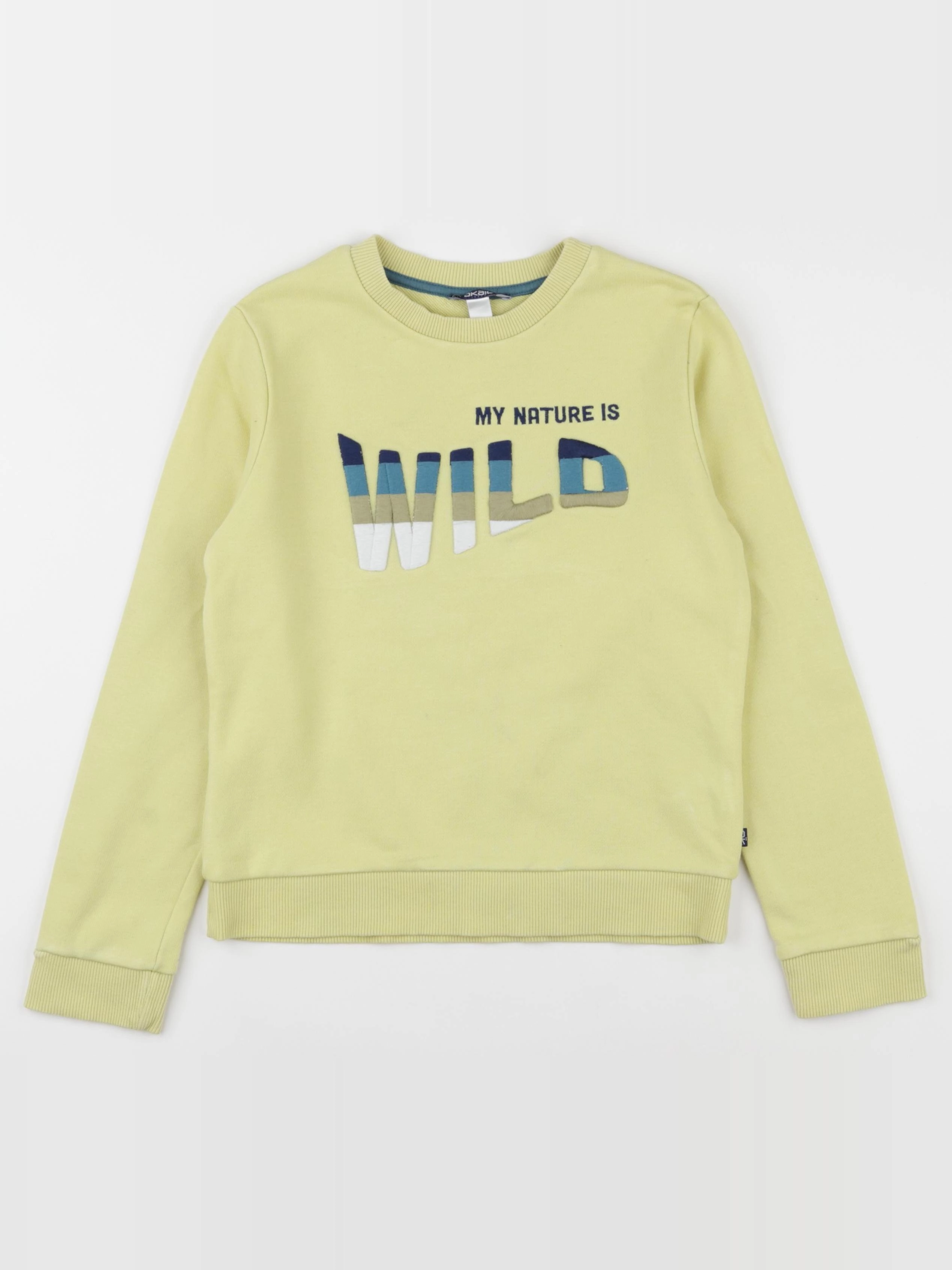 Okaidi - sweat jaune - 8 ans