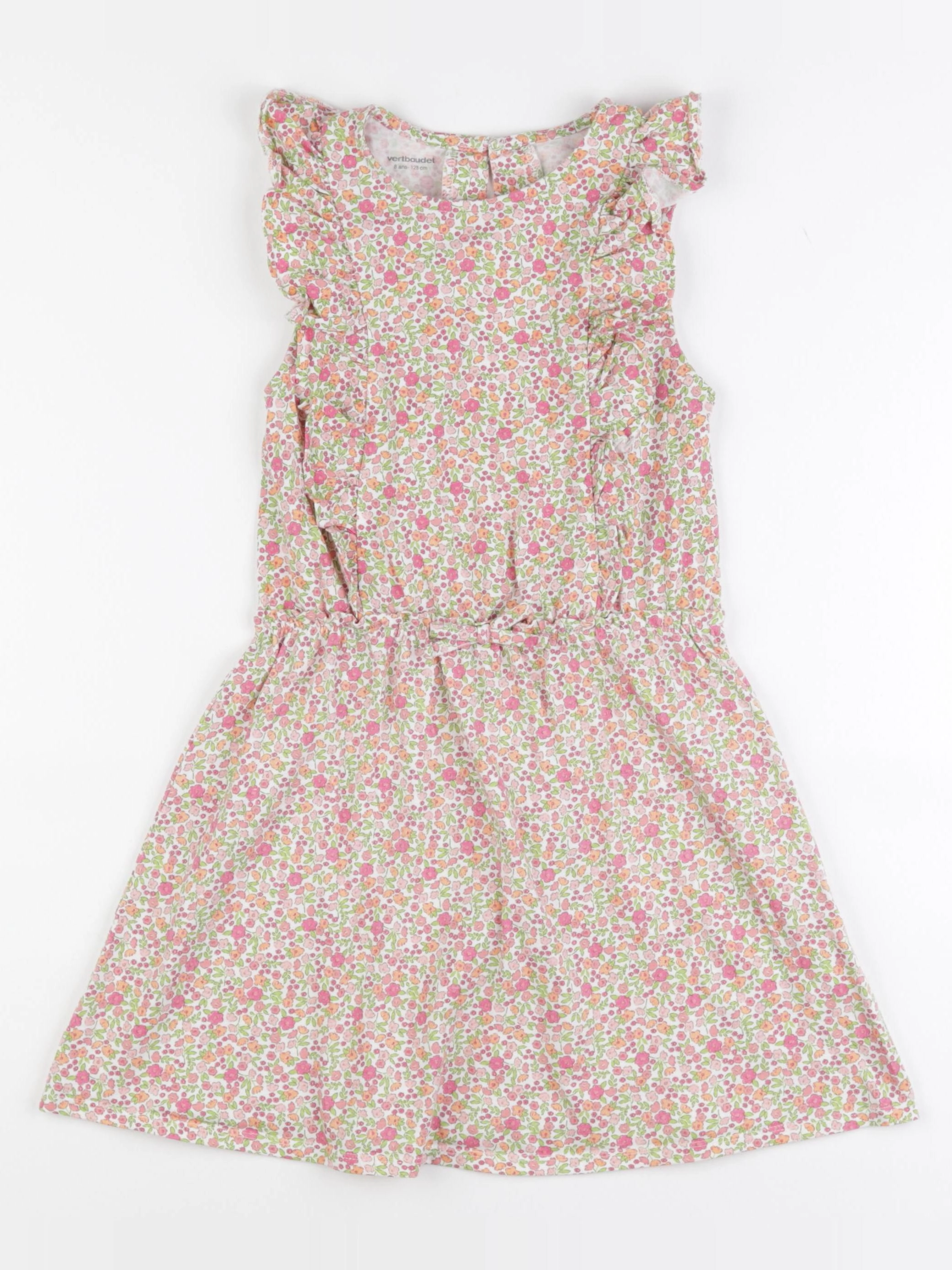 Vertbaudet - robe multicolore - 8 ans