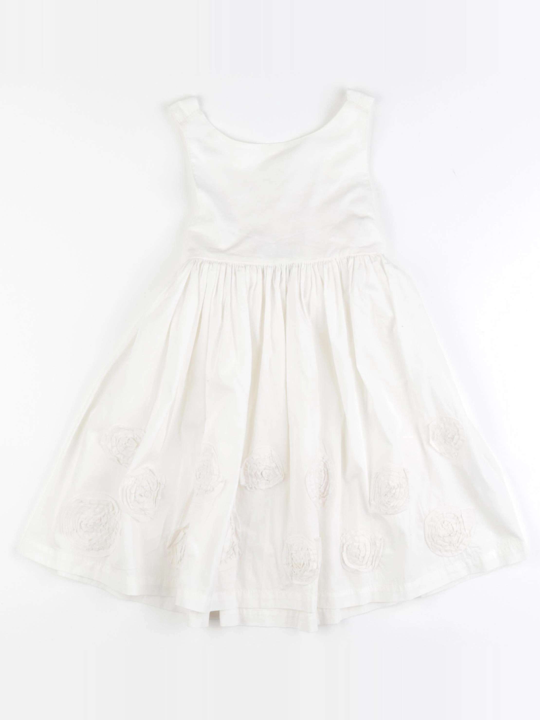 Vertbaudet - robe blanc - 2 ans