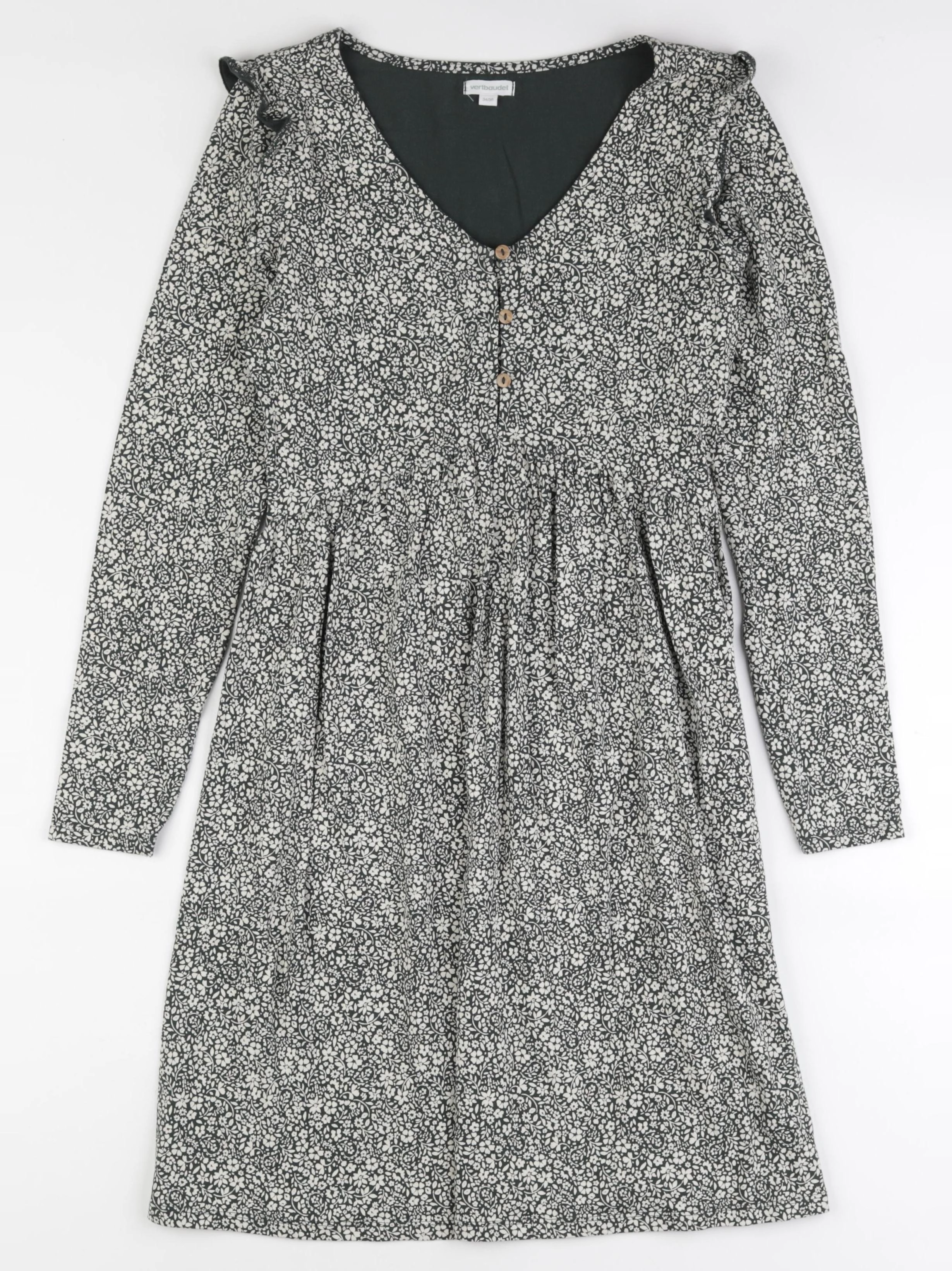 Vertbaudet - robe grossesse vert - 34 à 36